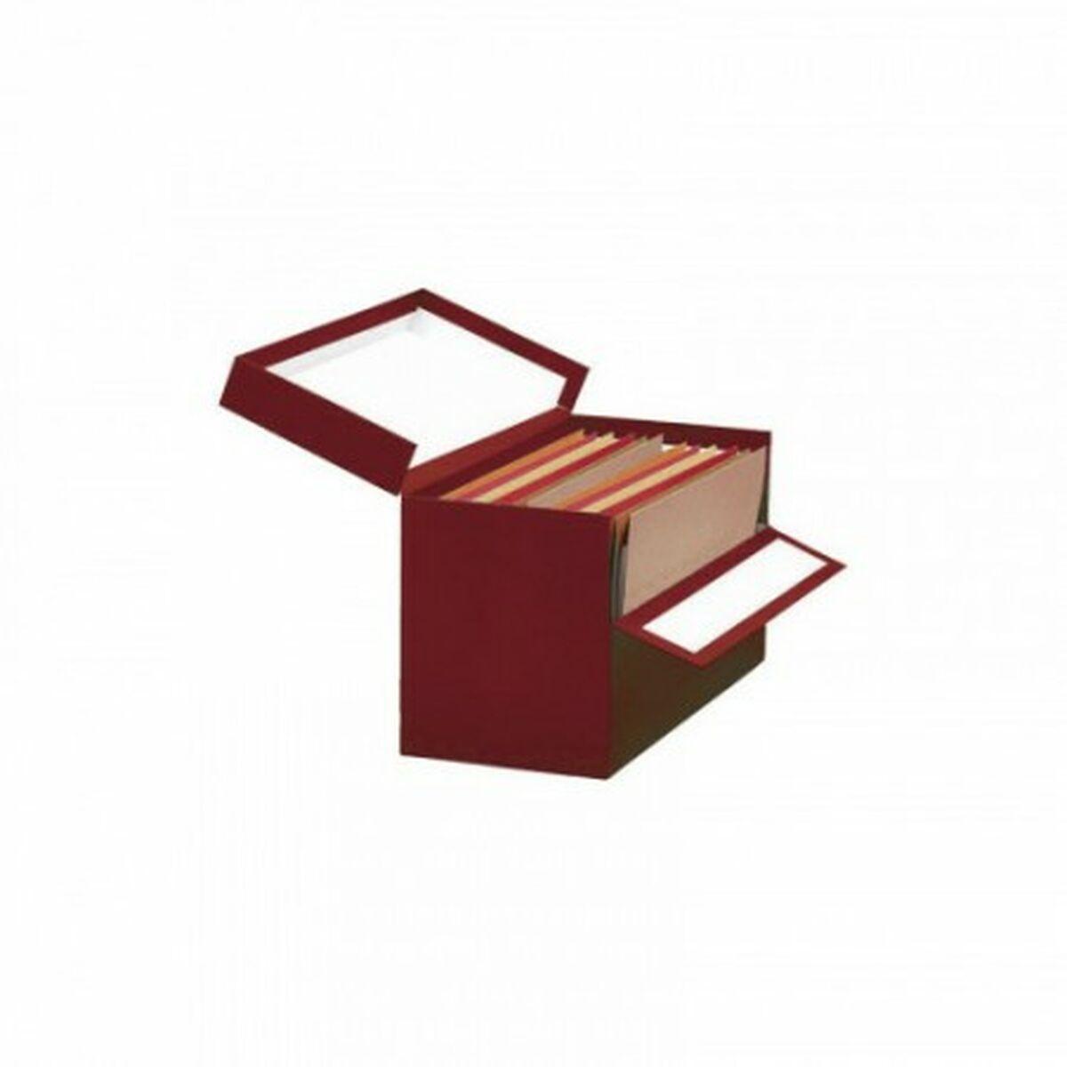 Caja de Archivo Mariola Rojo Folio 39 x 25,5 x 20 cm