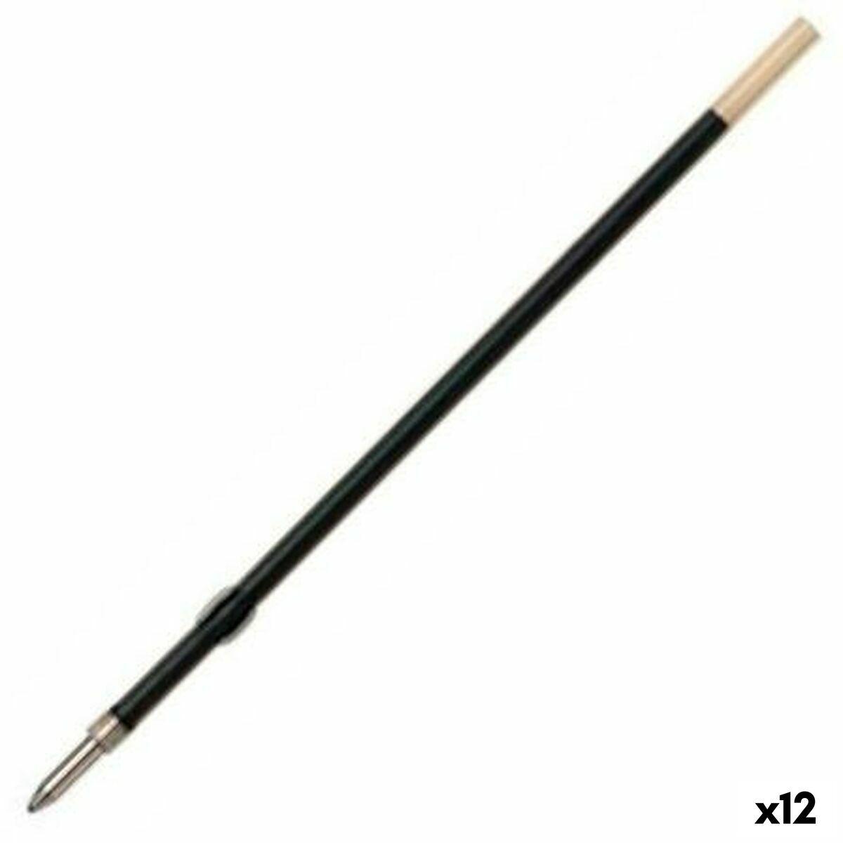 Recambio para bolígrafo Pilot BP-GP 0,4 mm Negro (12 Unidades)