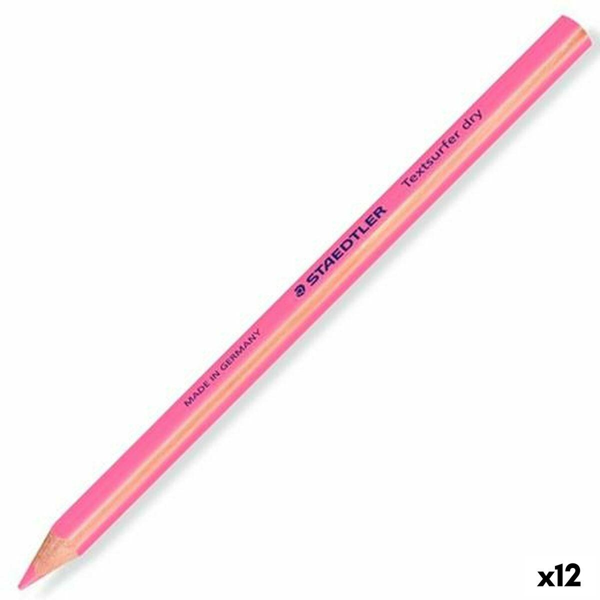Marcador Staedtler Textsurfer Dry Rosa (12 Unidades)