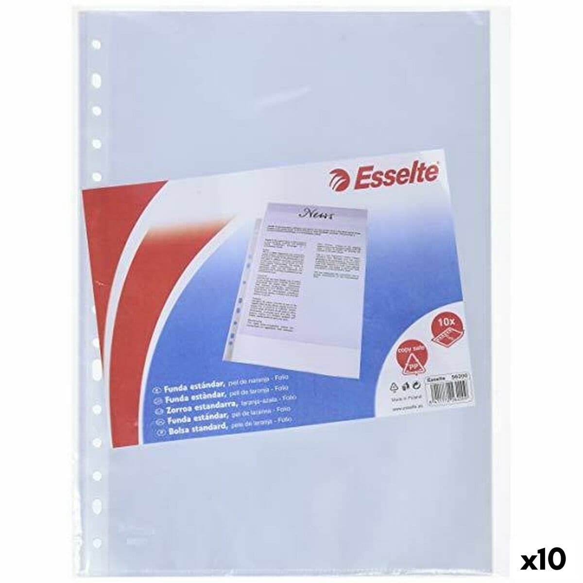 Fundas Esselte Folio 10 Piezas (10 Unidades)