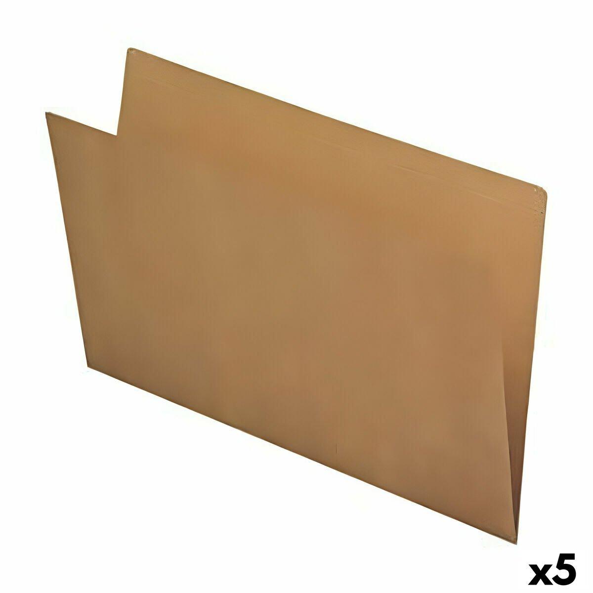 Set de Subcarpetas FADE Kraft Eco Marrón Folio 50 Piezas (5 Unidades)