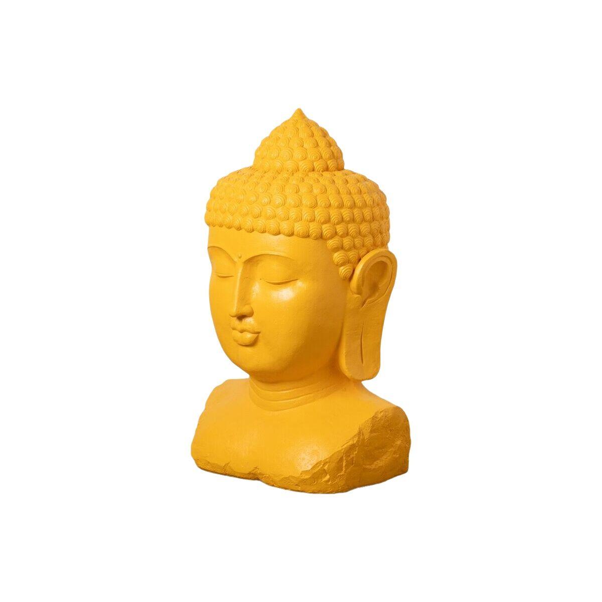 Escultura Amarillo Resina Buda 60,5 x 56 x 108 cm