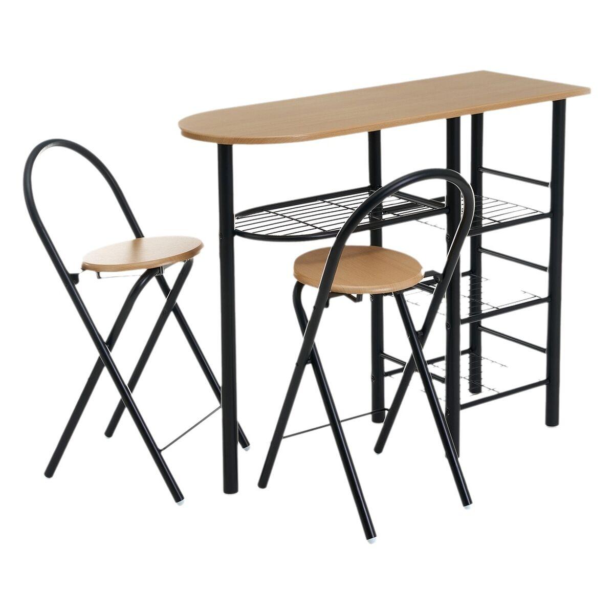 Conjunto de Mesa con 2 Sillas 100 x 74 x 88 cm
