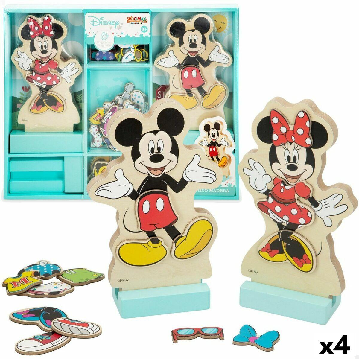 Set de Figuras Disney 11,5 x 17,5 x 1,2 cm 54 Piezas 4 Unidades