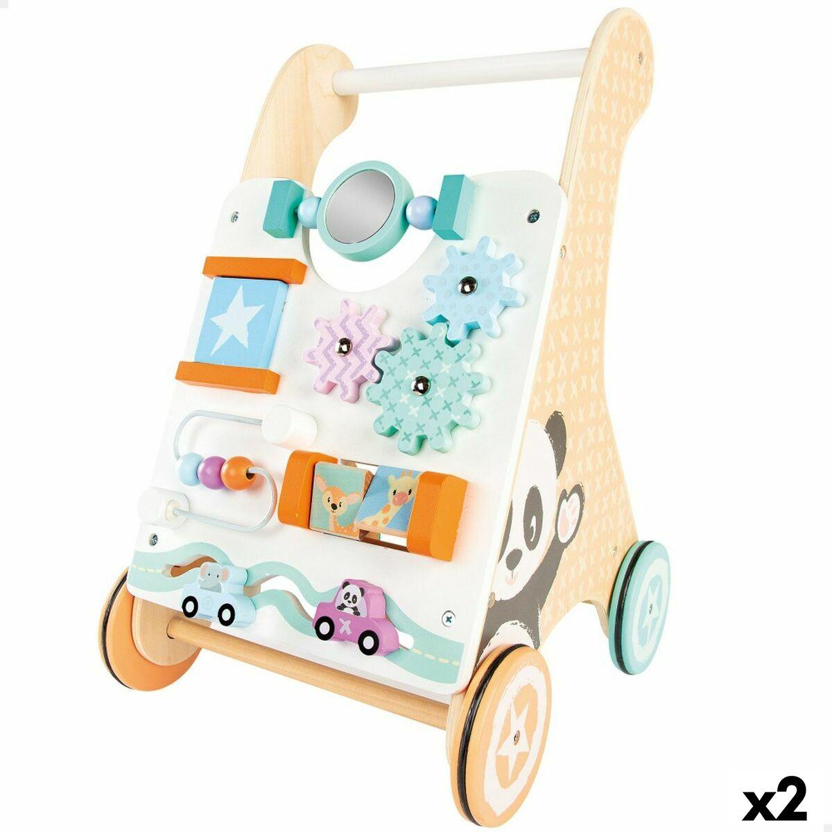 Andador con ruedas Woomax 29,5 x 47 x 33 cm Centro de actividades (2 Unidades)