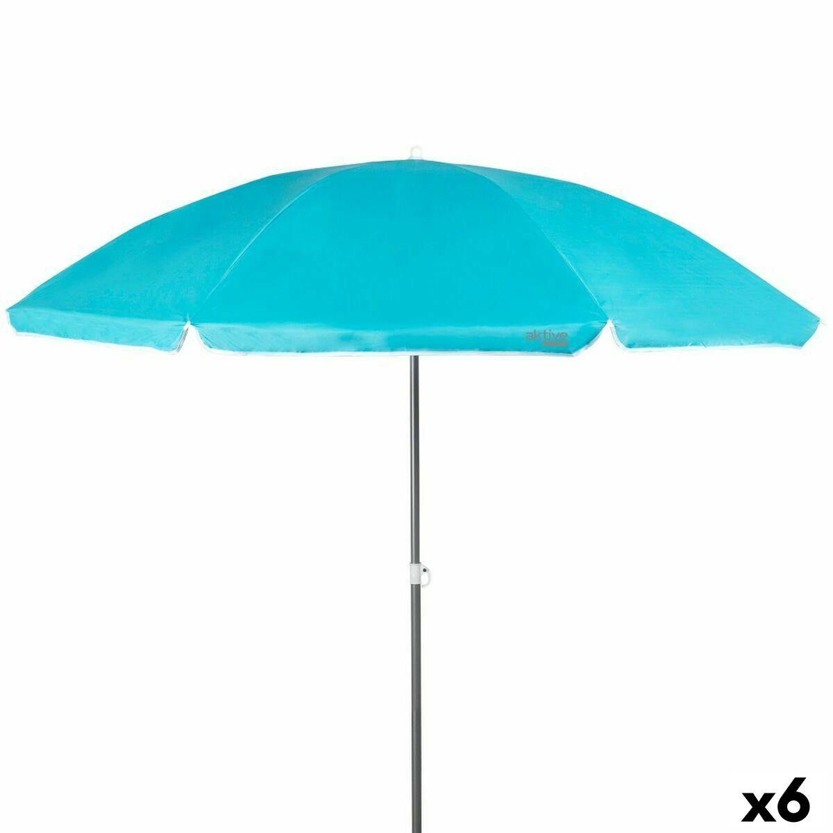 Sombrilla Aktive 200 x 203,5 x 200 cm 200 x 207 x 200 cm (6 Unidades)