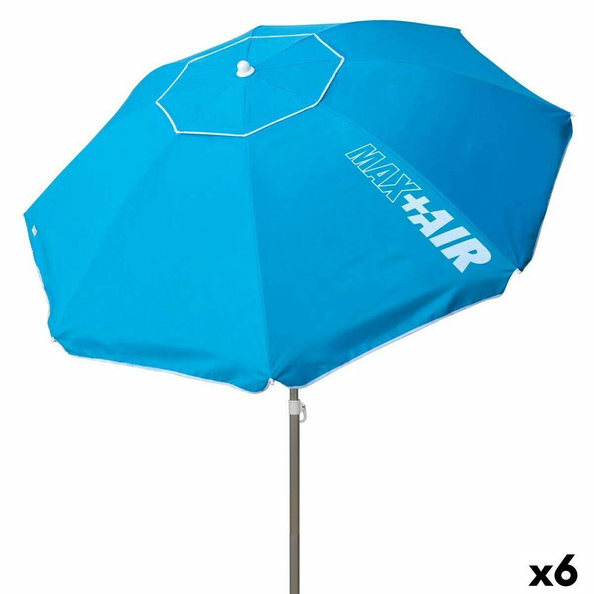 Sombrilla Aktive Azul 200 x 205 x 200 cm (6 Unidades)