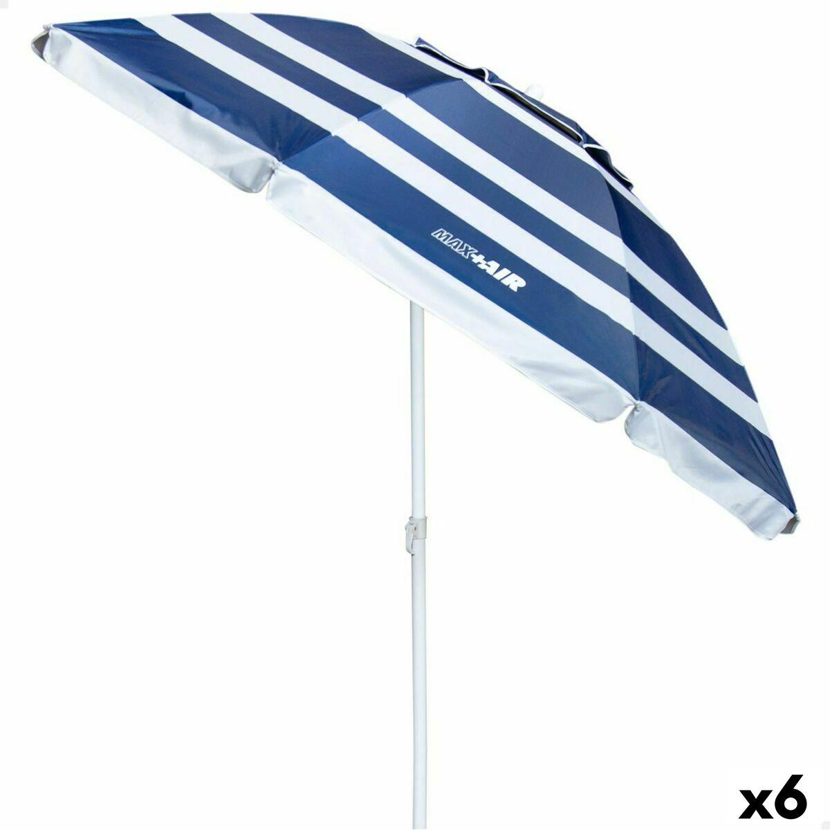 Sombrilla Aktive 200 x 200 x 200 cm 200 x 198 x 200 cm (6 Unidades)