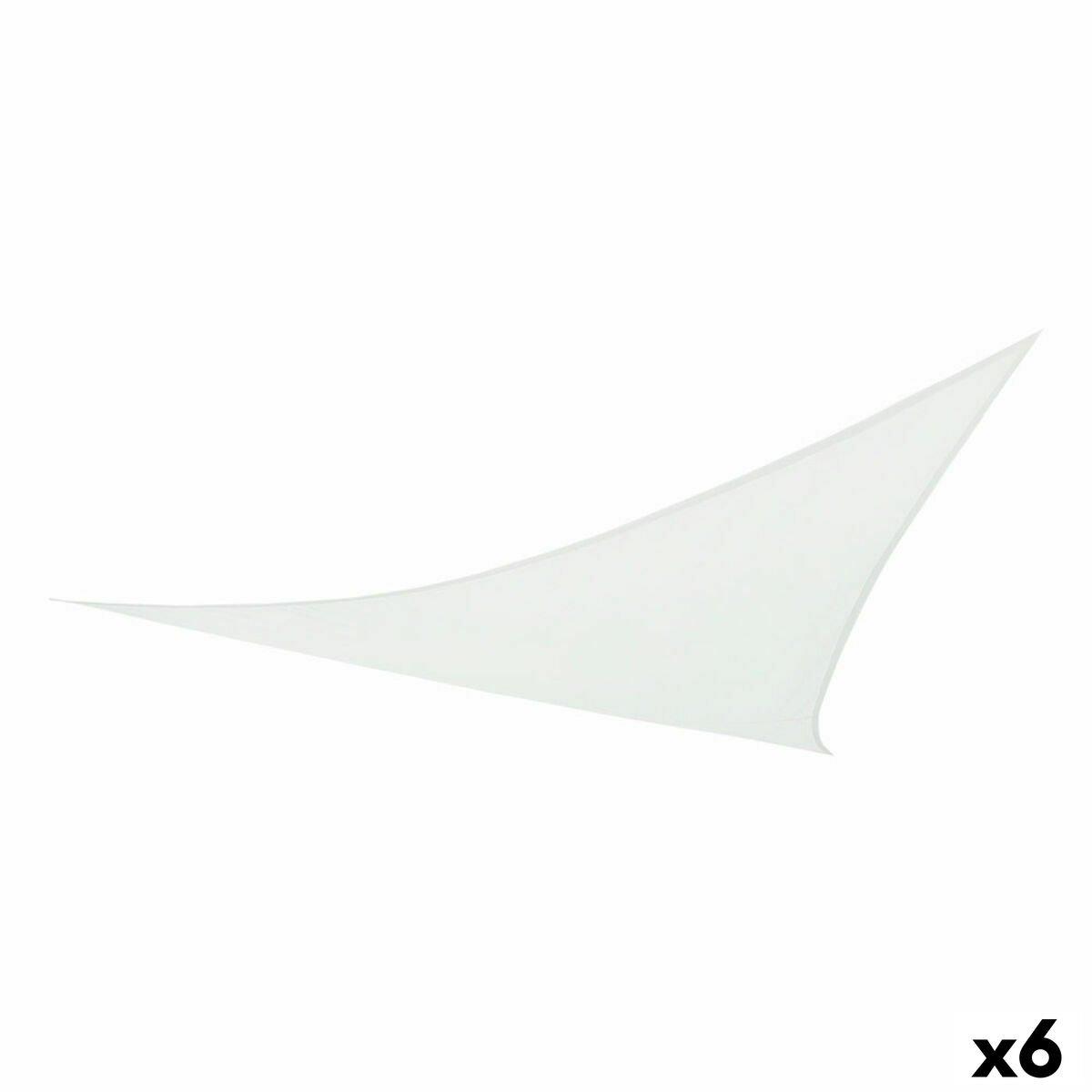 Vela de sombra Aktive 360 x 0,5 x 360 cm Triangular (6 Unidades)