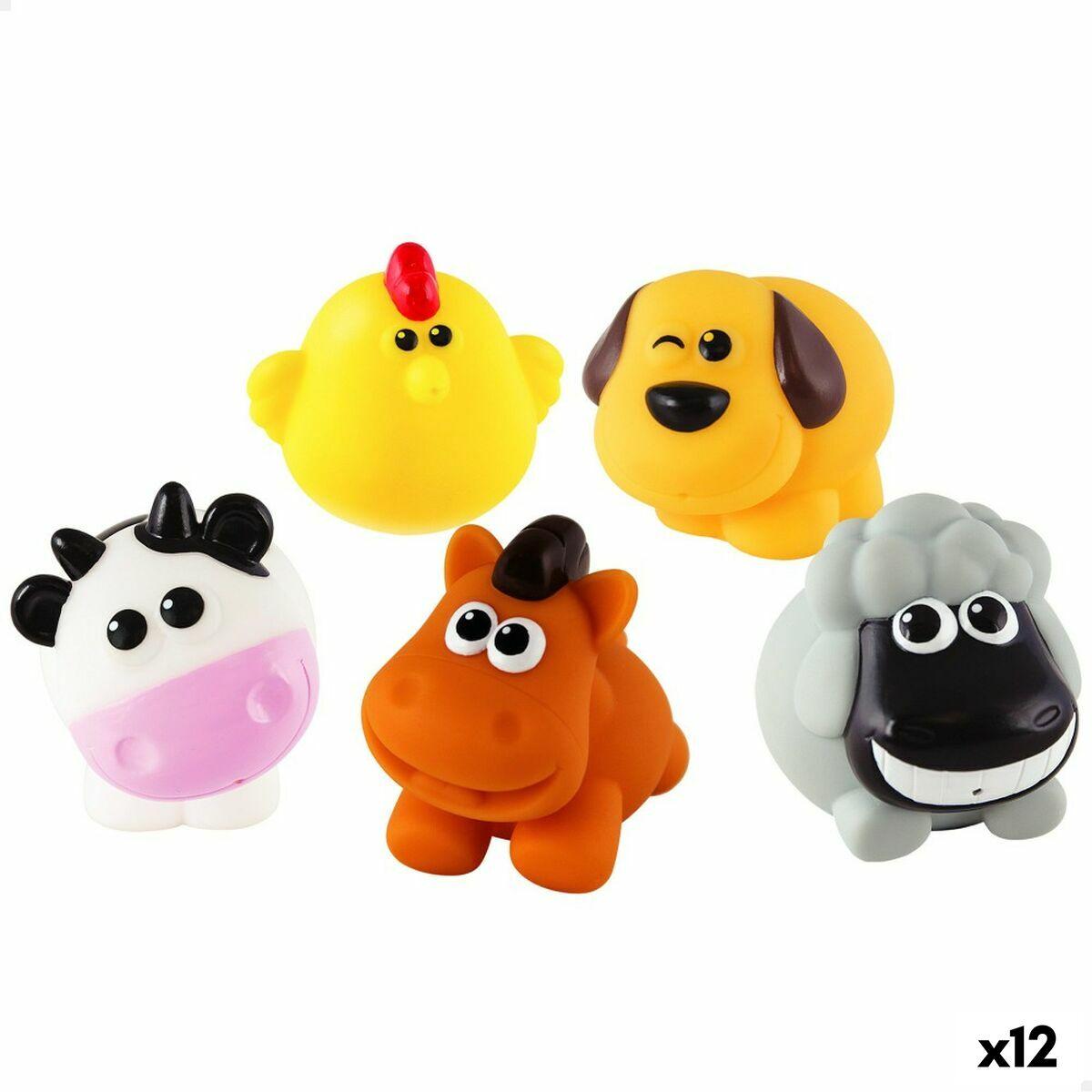Set de Animales de Granja Winfun Plástico 7 x 6,5 x 4 cm (12 Unidades)