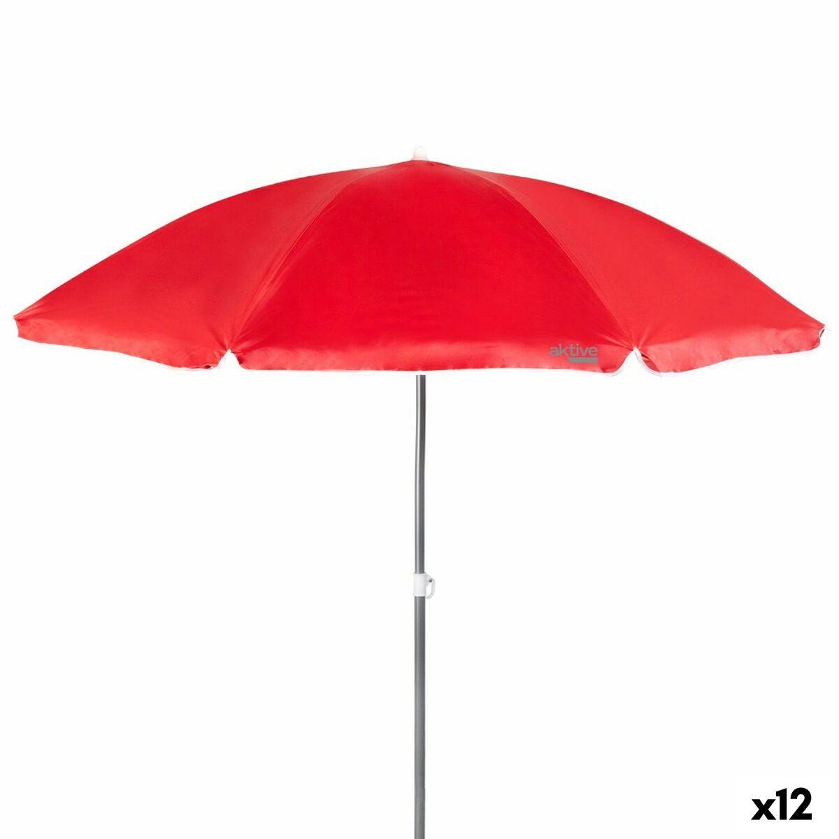 Sombrilla Aktive 180 x 193 x 180 cm 180 x 180 x 180 cm 180 x 196 x 180 cm (12 Unidades)