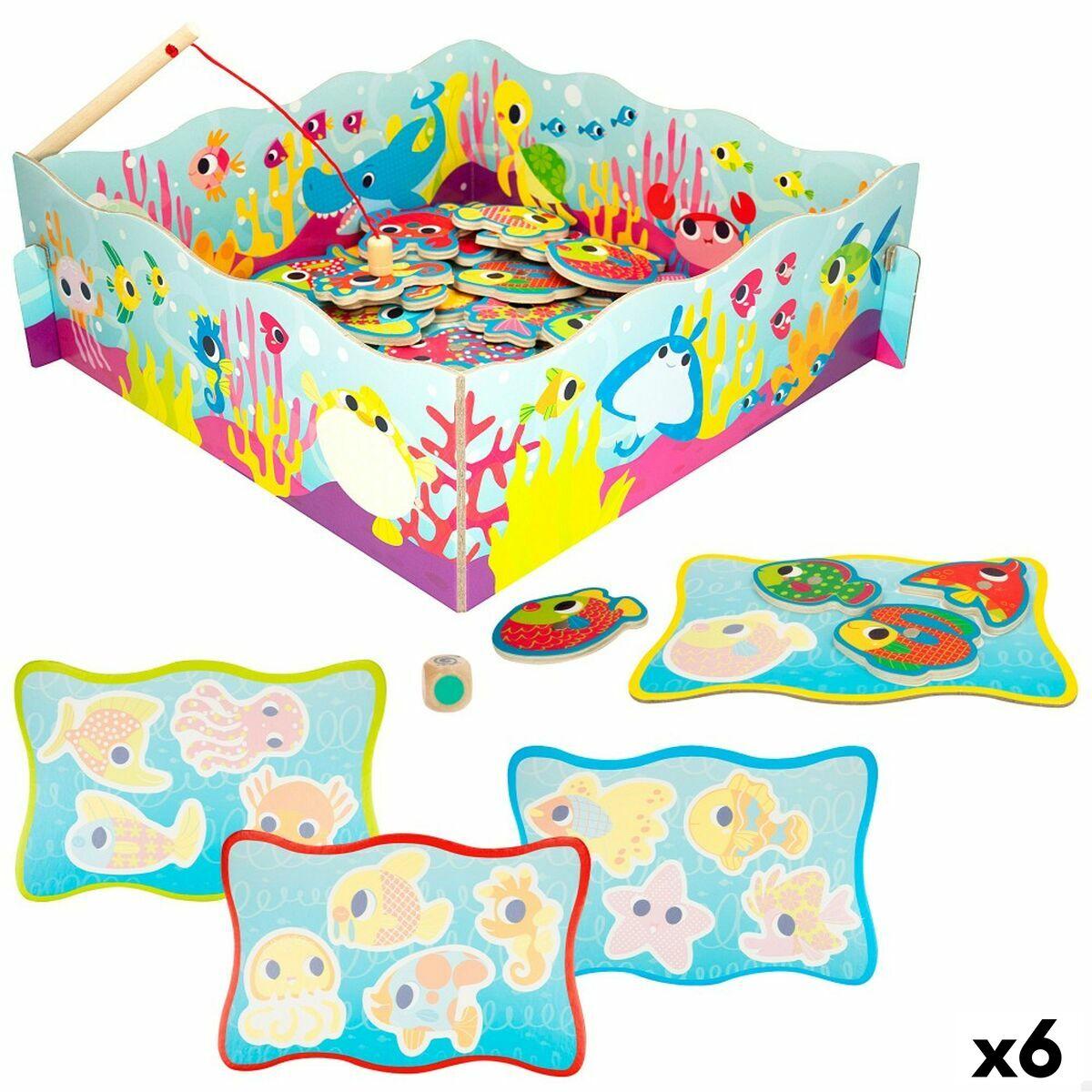 Juego de Mesa Lisciani Giochi Montessori Pesca (6 Unidades)