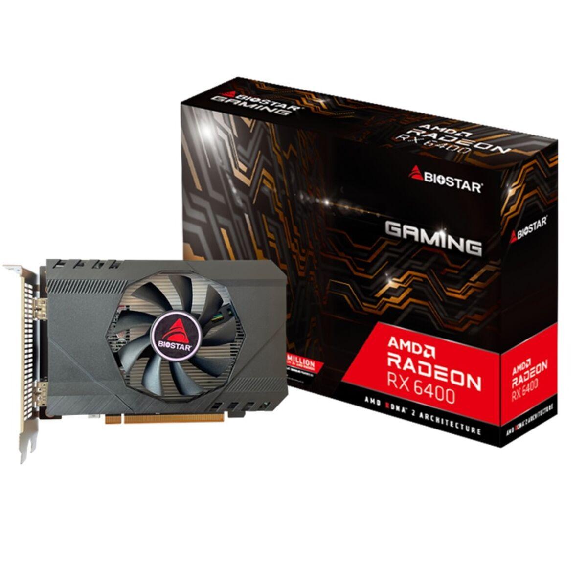 Tarjeta Gráfica Biostar VA6406RA46 4 GB GDDR6 AMD Radeon RX 6400
