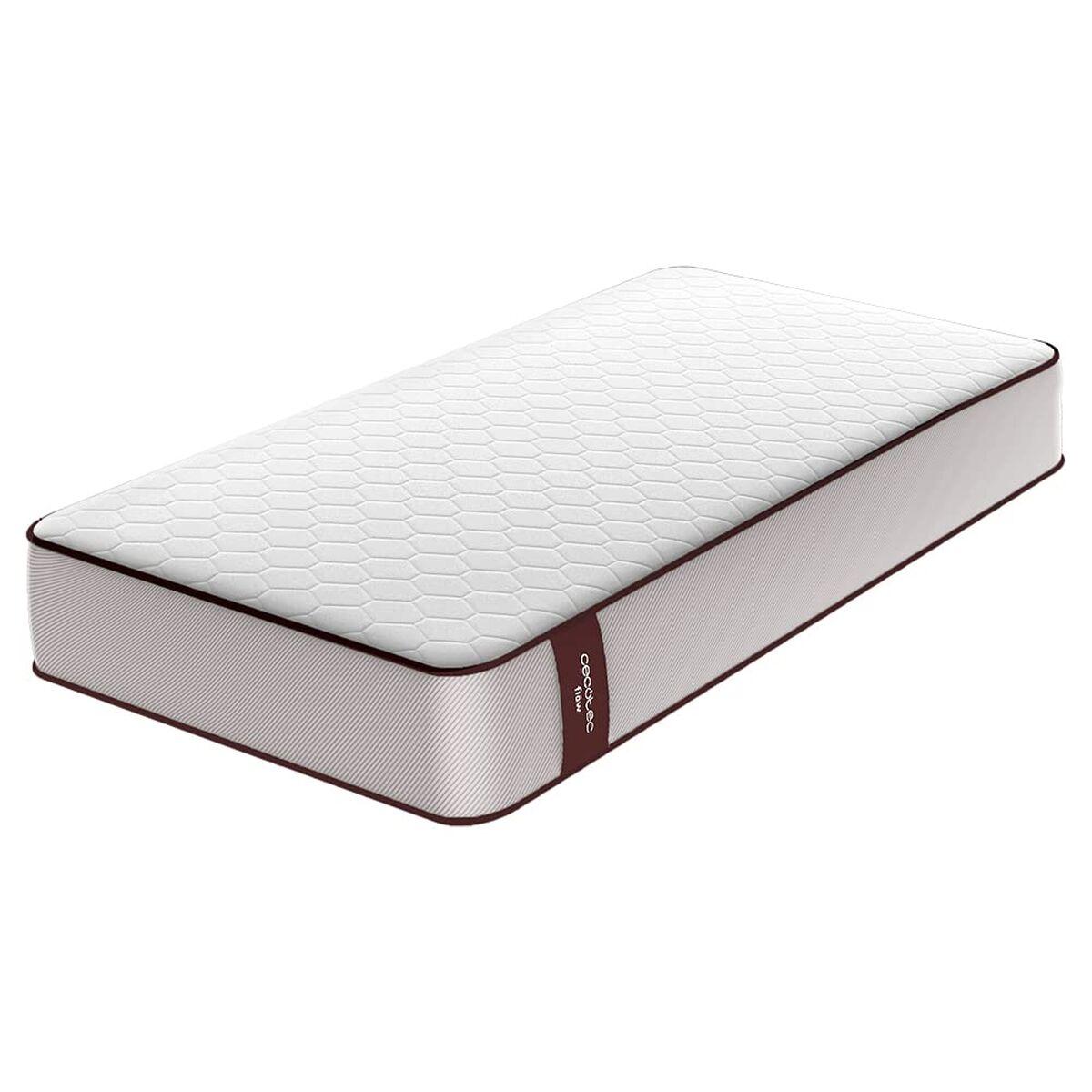 Cecotec Colchón viscoelástico 135x190 cm Flow PureVital 1900 firmeza media-alta 21 cm altura