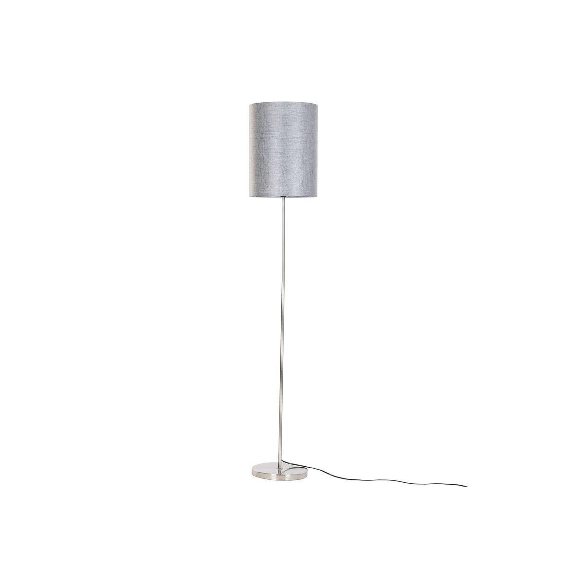 Lámpara de Pie Home ESPRIT Gris Plateado 220 V 30 x 30 x 160 cm