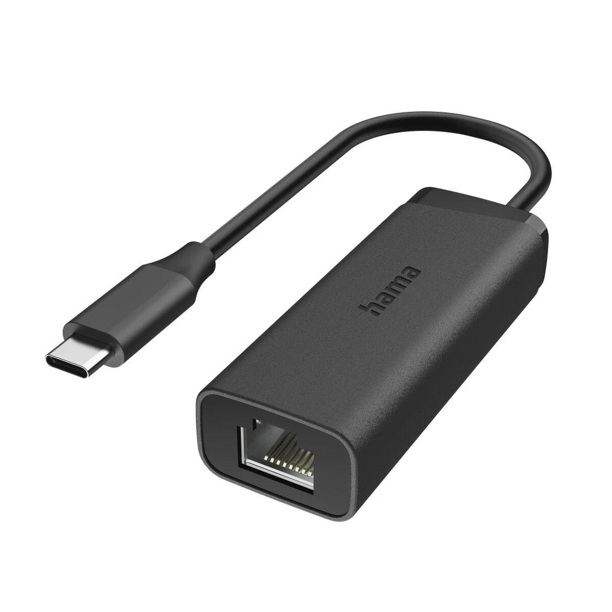 Adaptador USB-C a Red RJ45 Hama 00200360