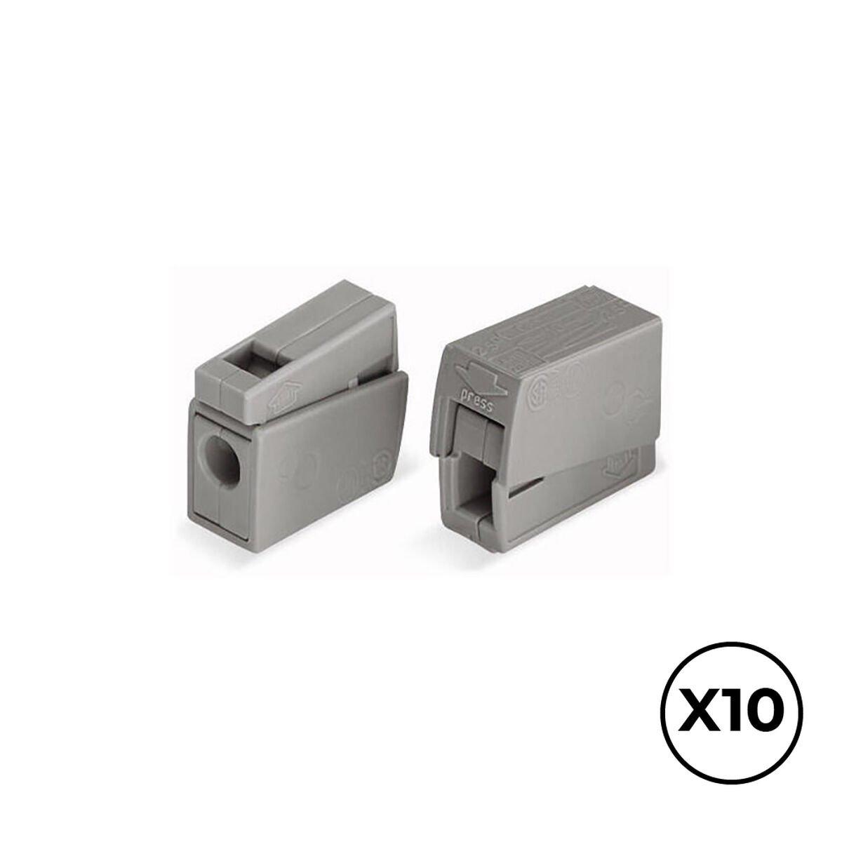 Conector rápido Wago 8 x 20,4 x 15,5 mm 2,5 mm Conexiones x 2 (10 Unidades)