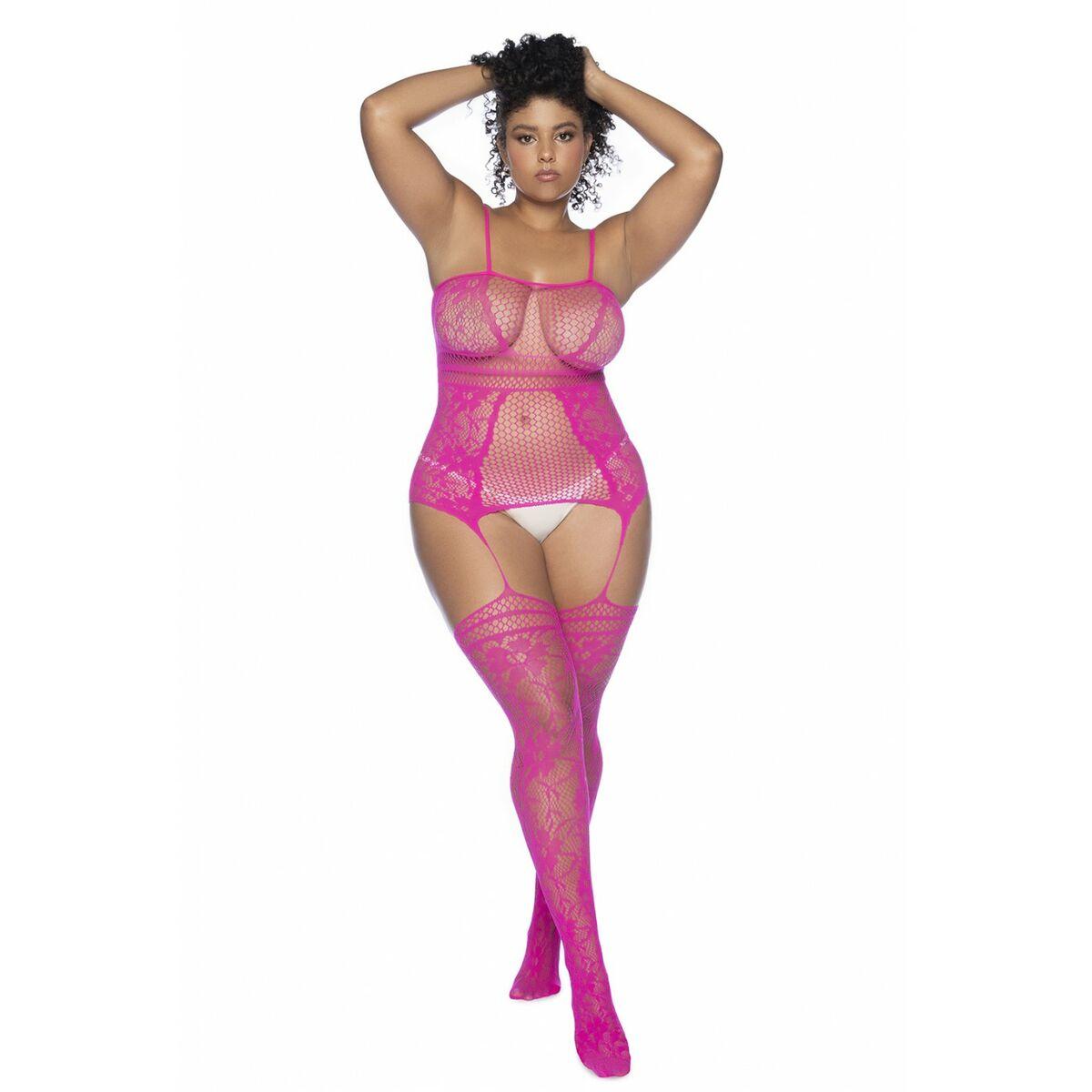 Conjunto de Lencería Mapalé Rosa Talla única (XL)