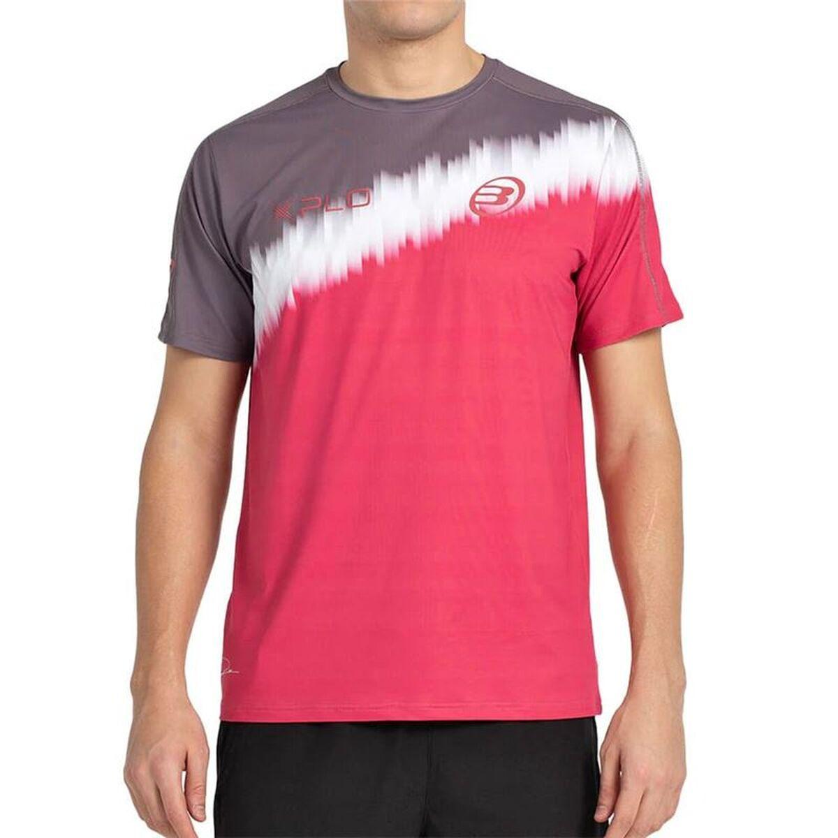 Camiseta de Manga Corta Hombre Bullpadel Dinenno 25I 777 Fucsia Pádel