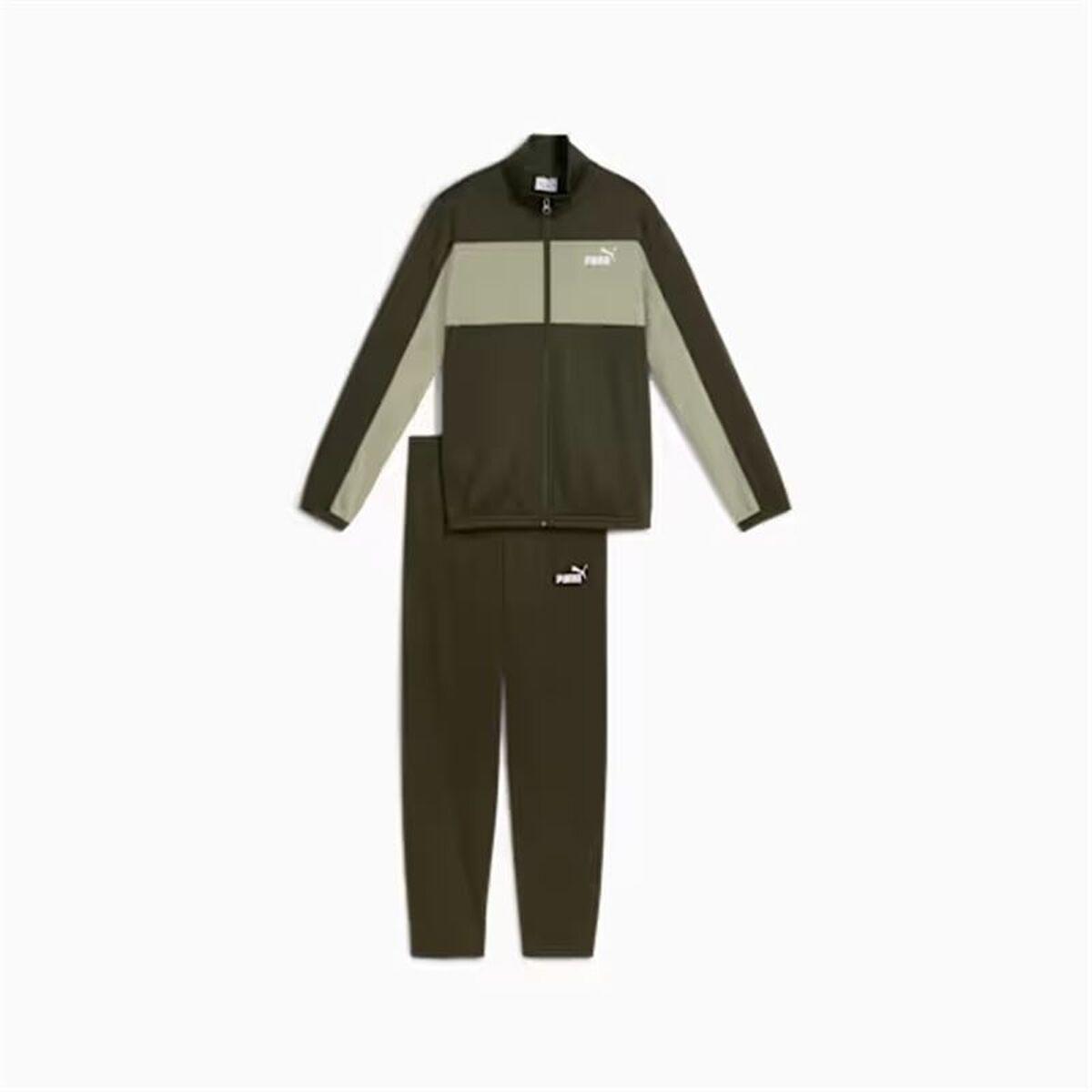 Chándal Infantil Puma Poly Colorblock Oliva