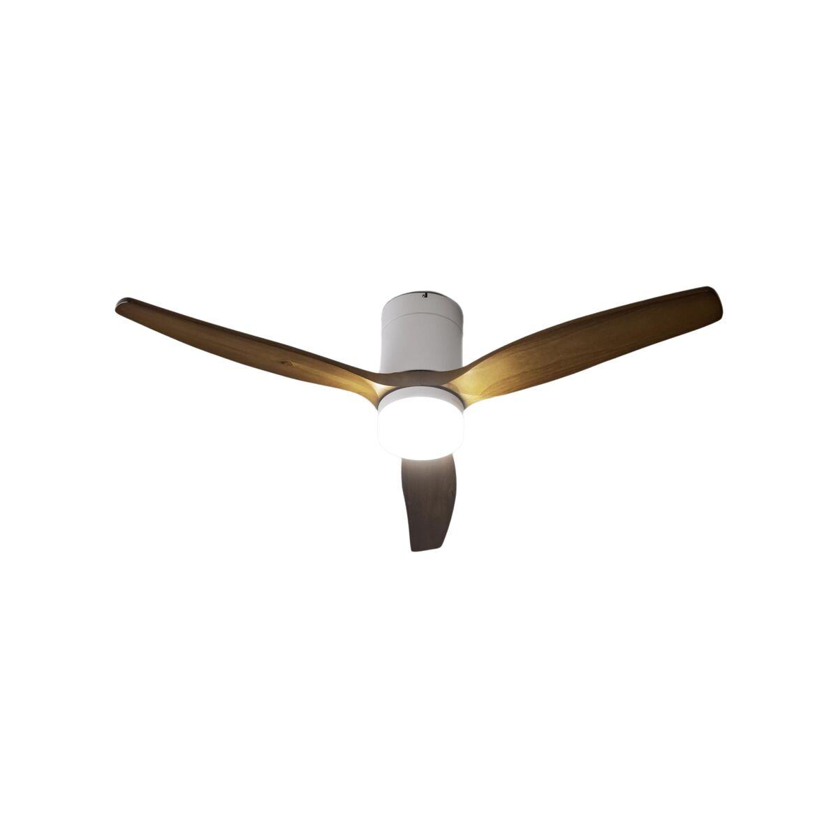 Ventilador de Techo con Luz Cecotec EnergySilence Aero 5600 Blanco Madera 40 W