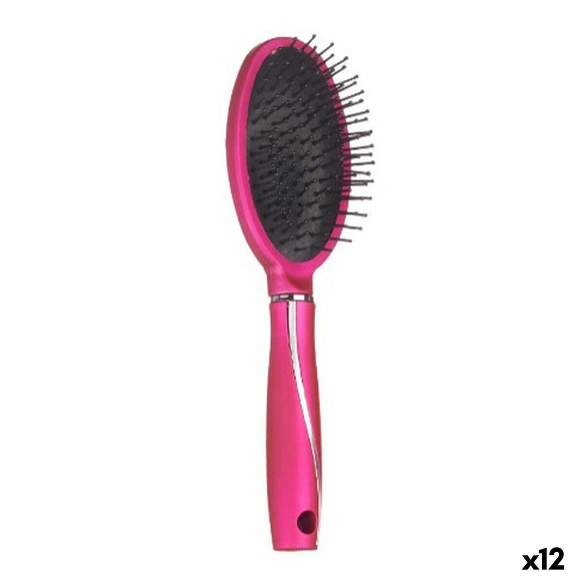 Cepillo Berilo Fucsia Silicona Plástico (12 Unidades)