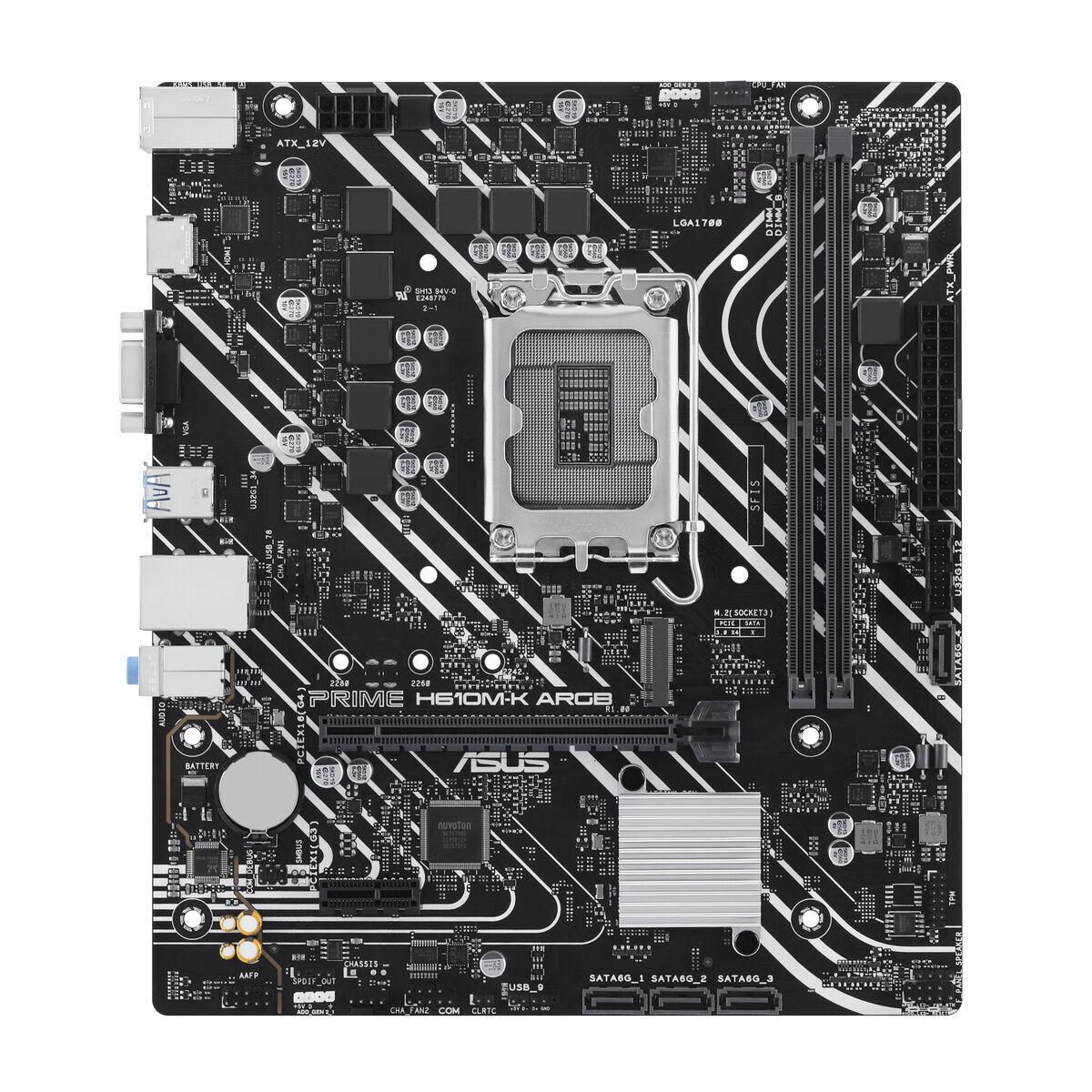 Placa Base Asus H610M-K ARGB LGA 1700