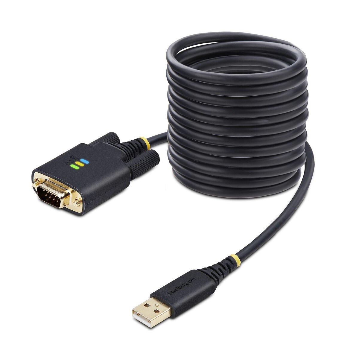 Cable USB Startech 1P10FFC-USB-SERIAL Negro 3 m