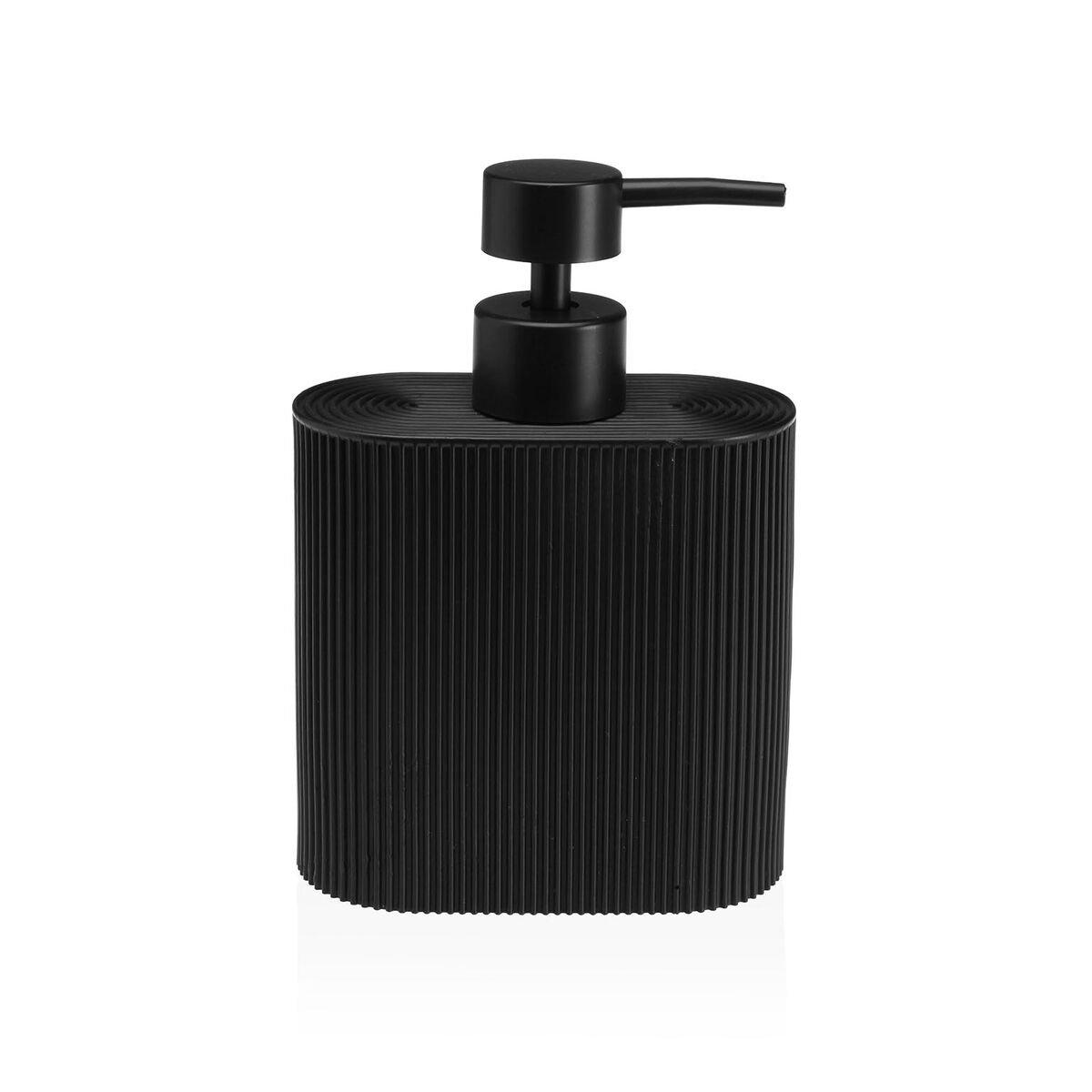 Dispensador de Jabón Versa Negro Resina ABS 5,5 X 17 X 11 CM