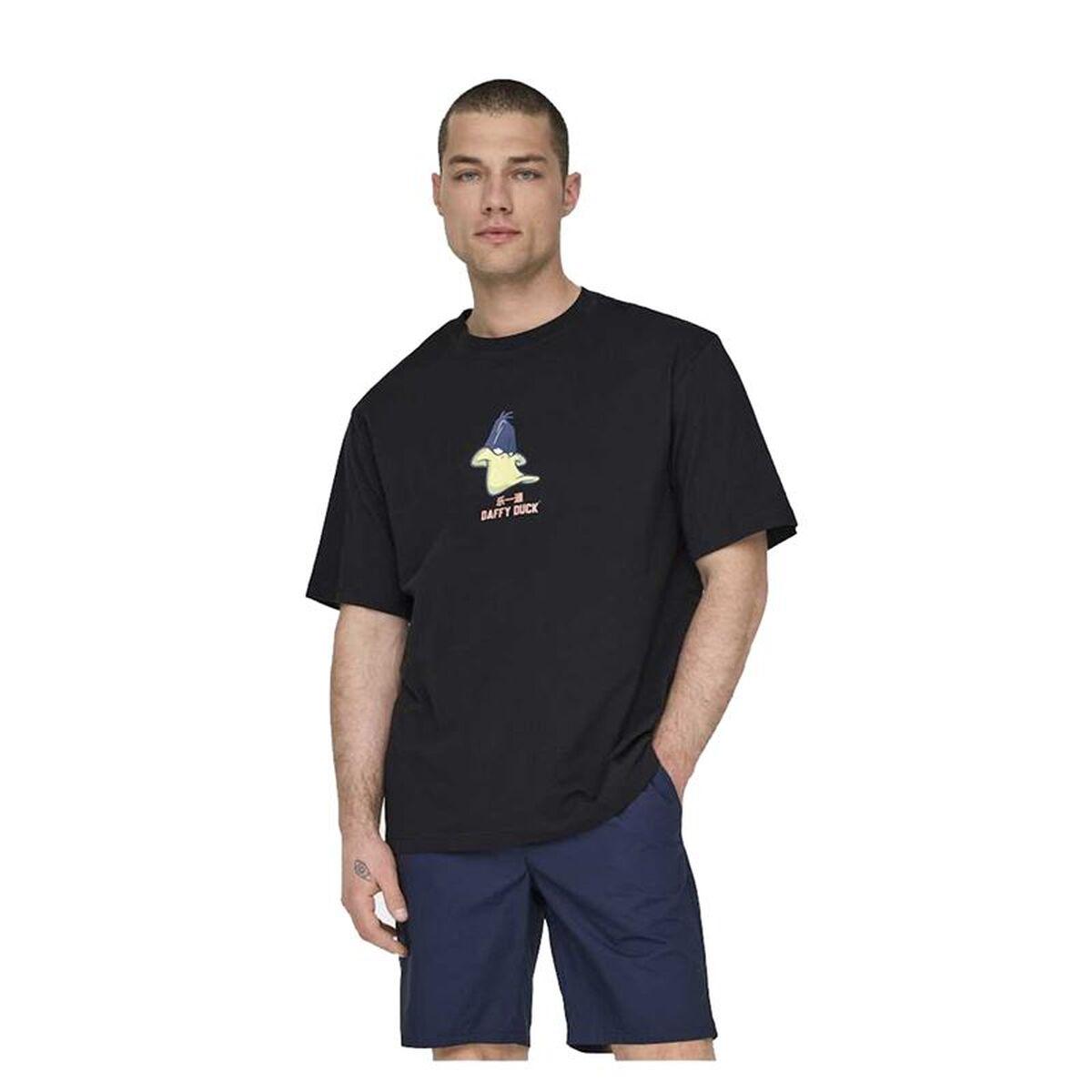 Camiseta de Manga Corta Hombre Only & Sons Onslooney Rlx Negro