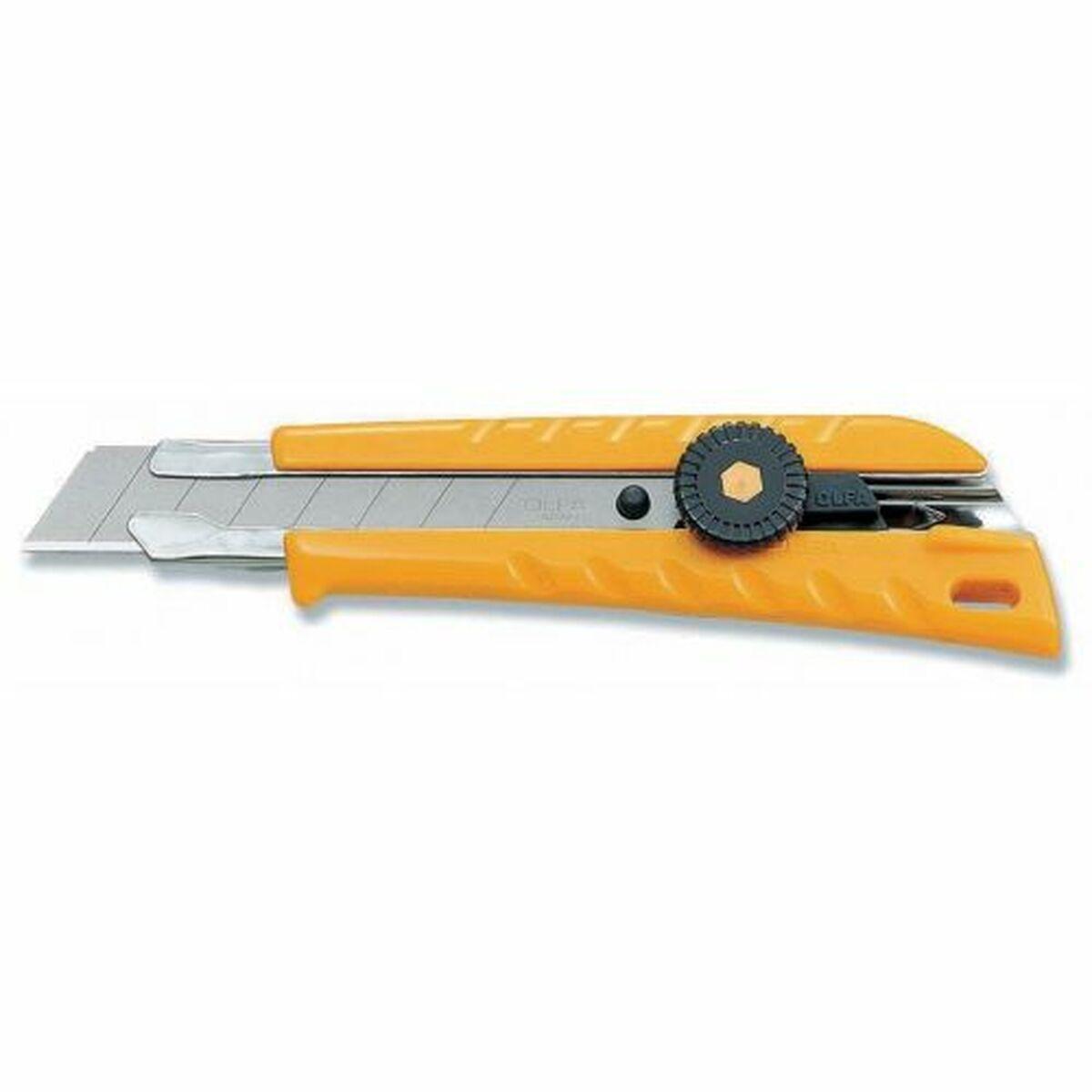 Cúter Olfa L-1 Amarillo Metal Plástico 0,5 mm