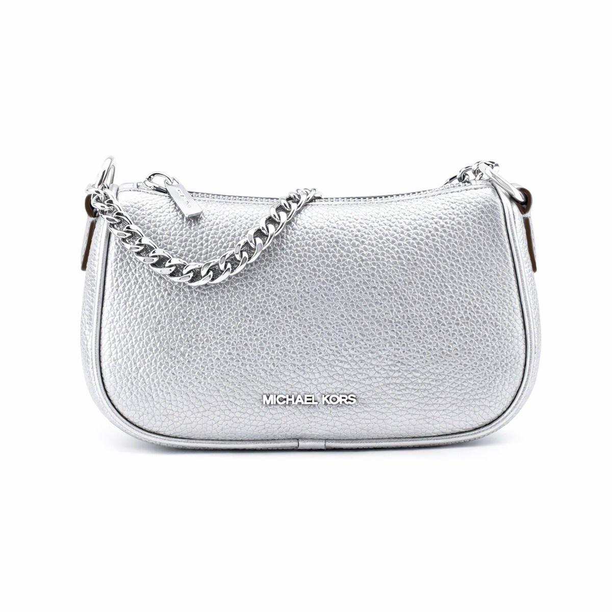 Bolso Bandolera Michael Kors Carmela Gris 20 x 12 x 7 cm