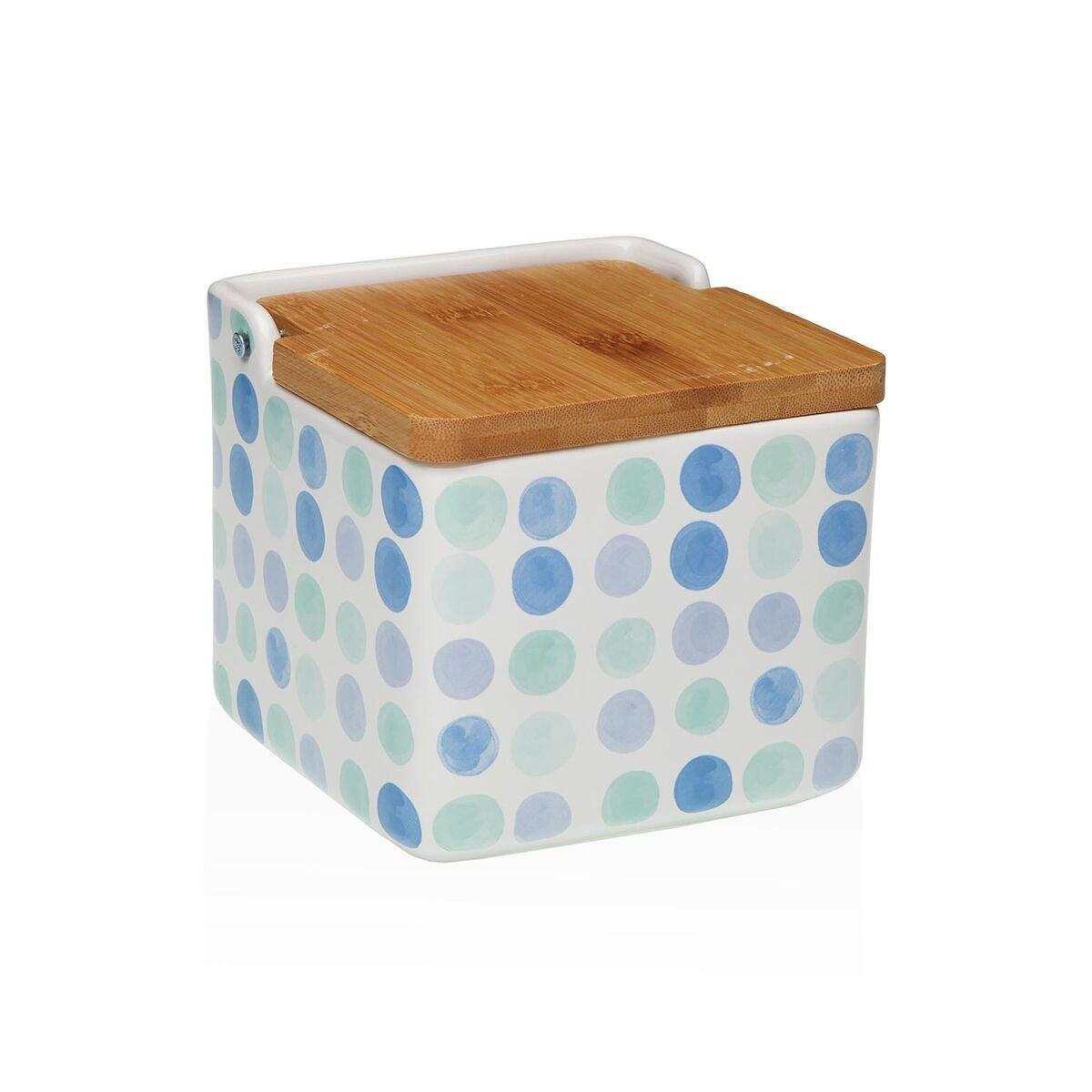 Salero con Tapa Versa Cerámica 12,2 x 11,5 x 12,2 cm