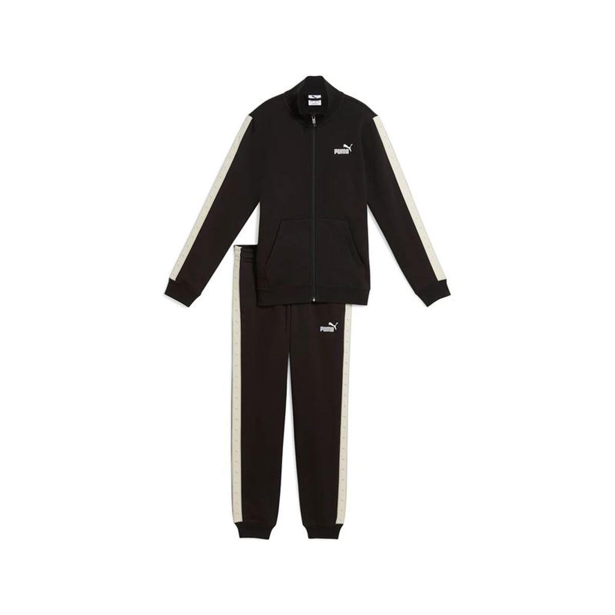 Chándal Infantil Puma Essentials Tape FullZip Sw Negro
