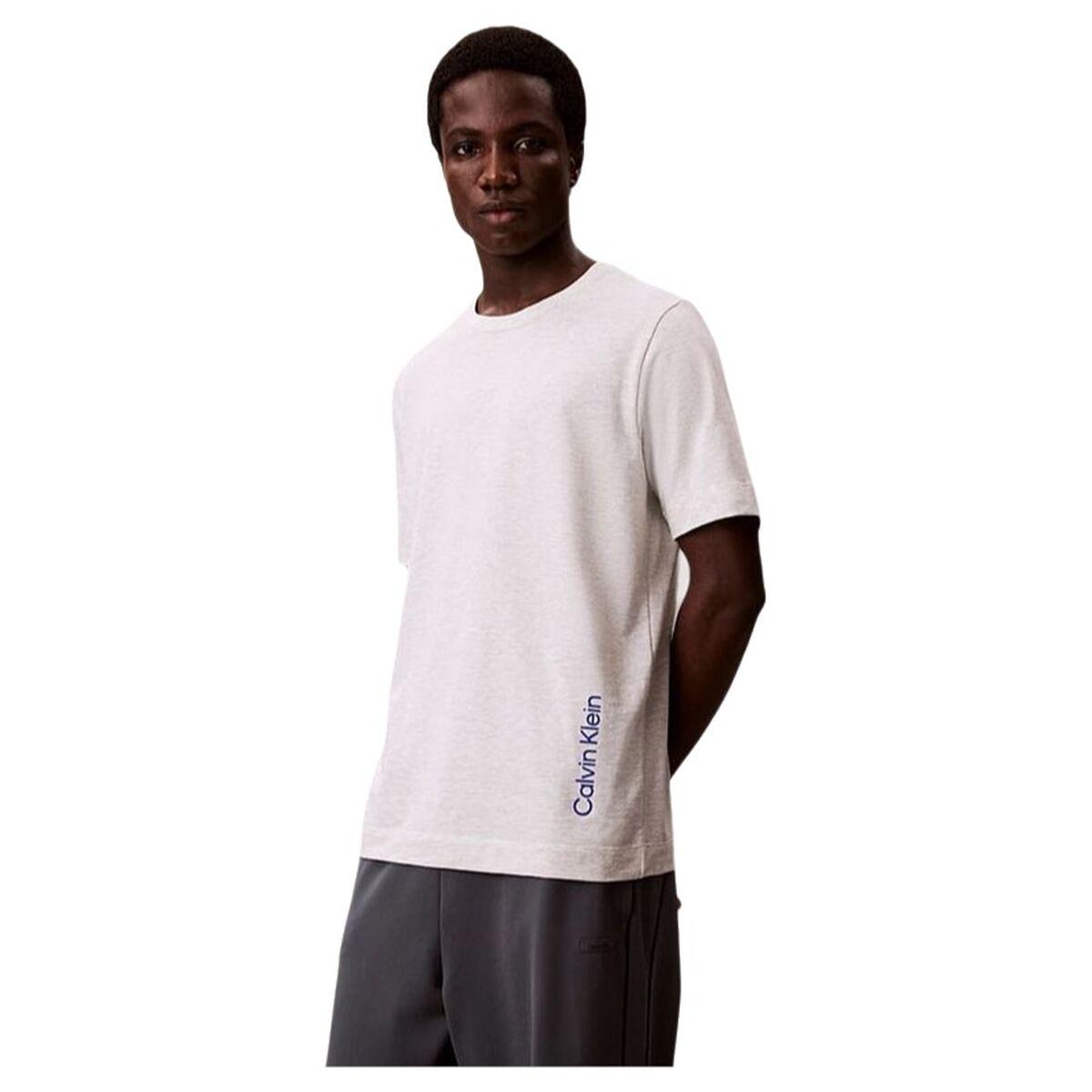 Camiseta de Manga Corta Hombre Calvin Klein Lifestyle Blanco