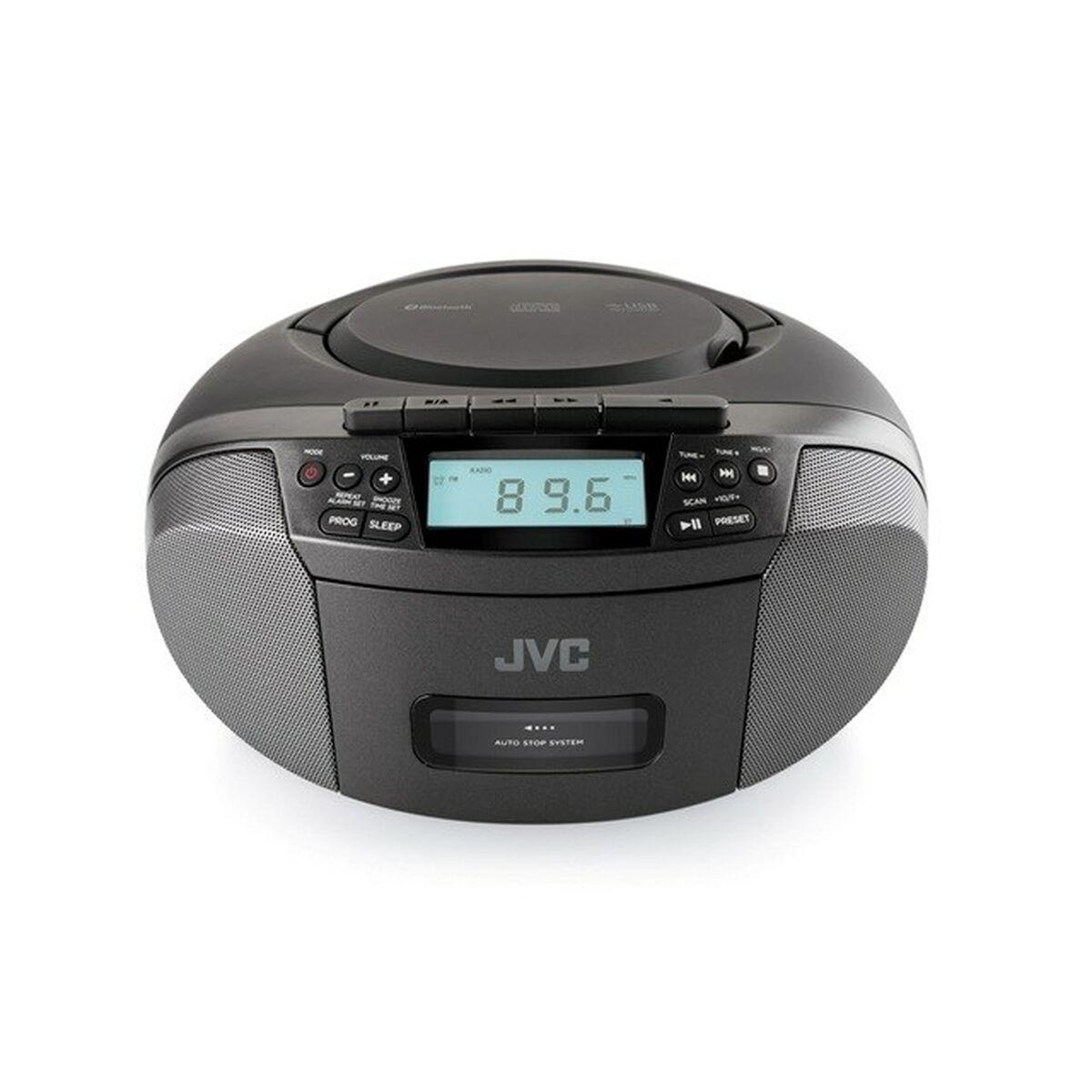 Radio Cassette JVC JVCRCE444B Negro AM/FM