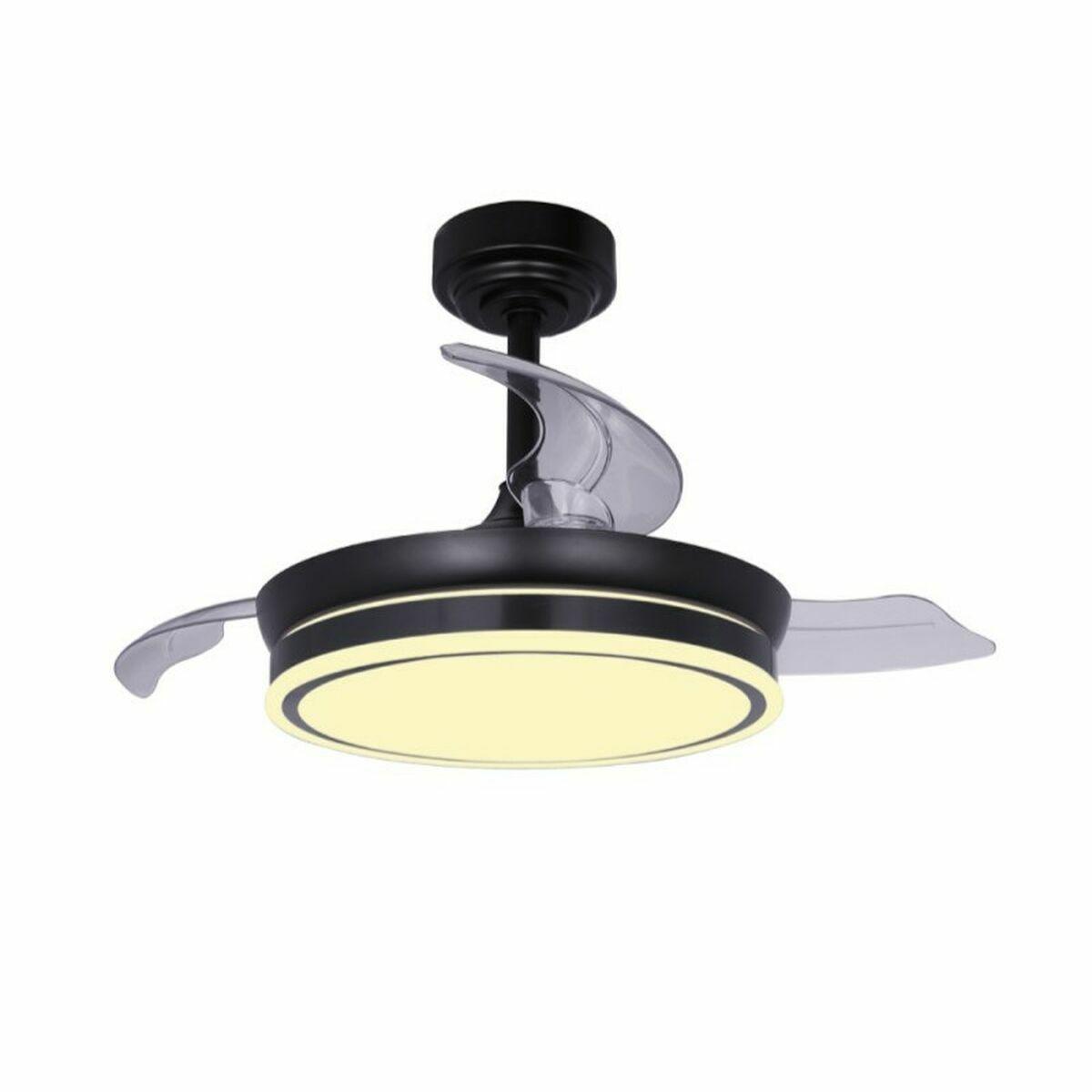 Ventilador de Techo CristalRecord 85-065-46-180 Negro
