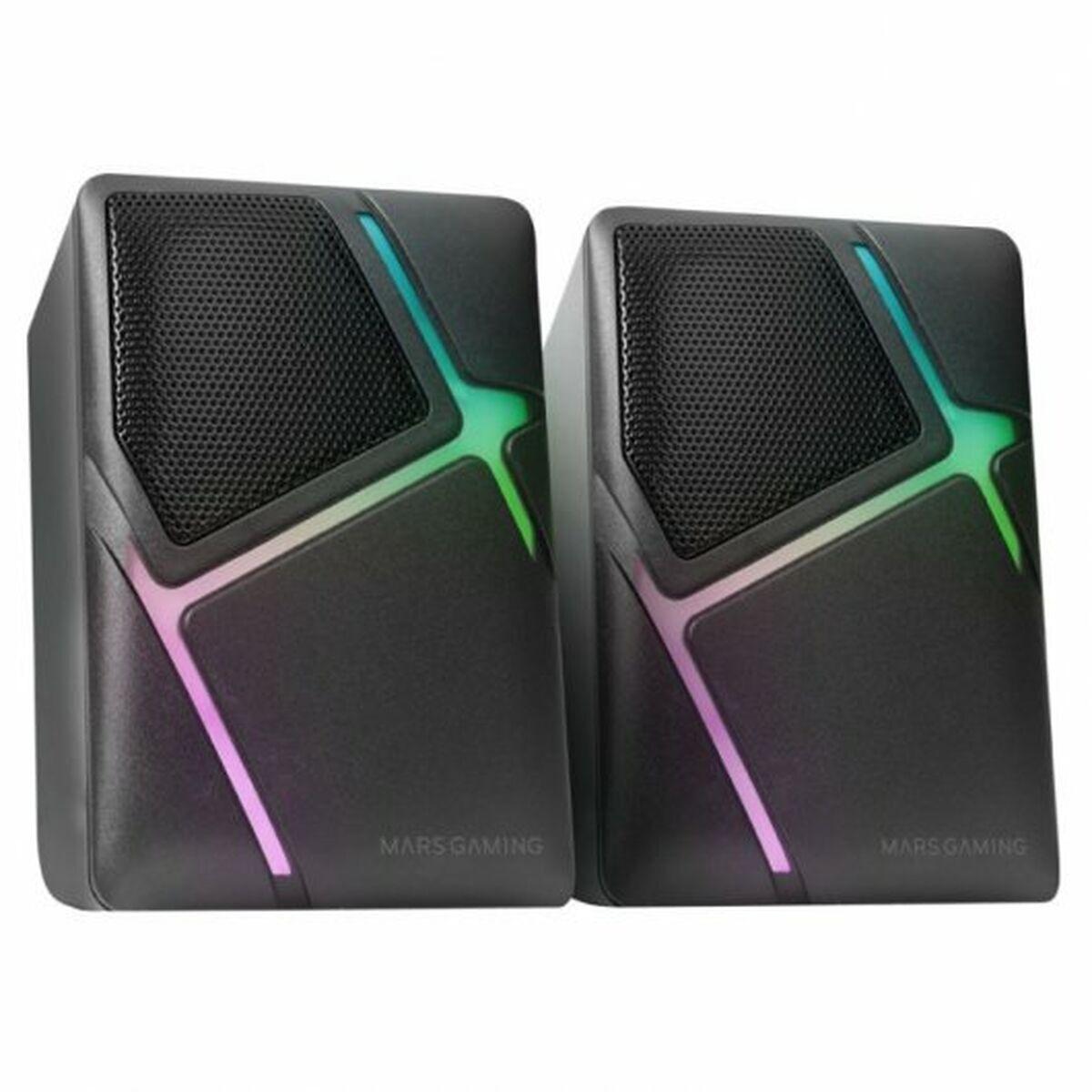 Altavoces PC Mars Gaming MS-H Blanco Negro 4 W