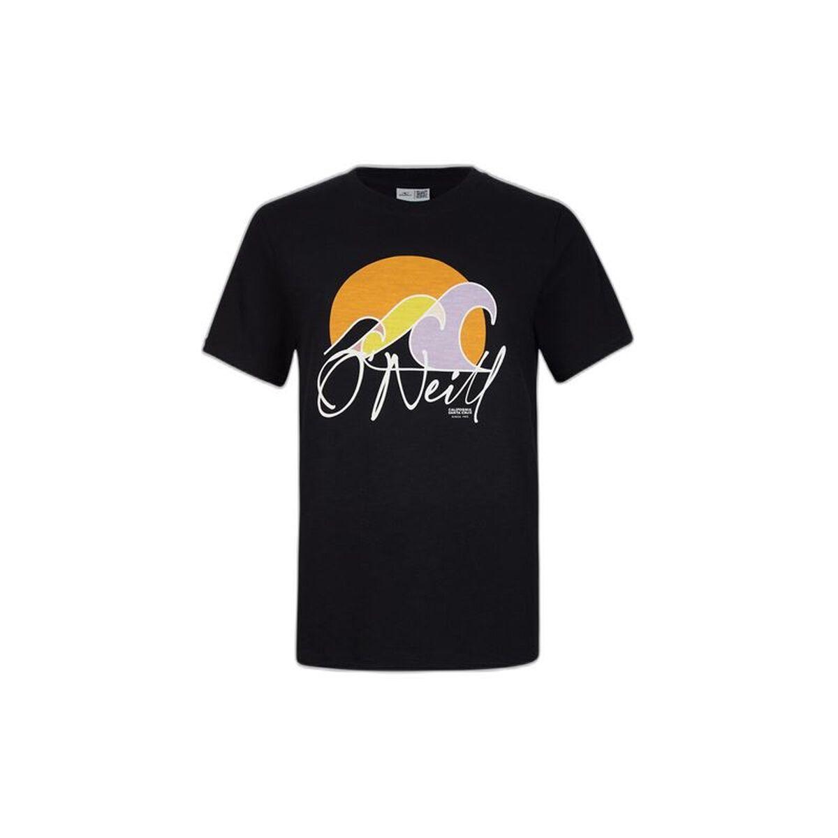Camiseta de Manga Corta Mujer O'Neill Luano Graphic Negro