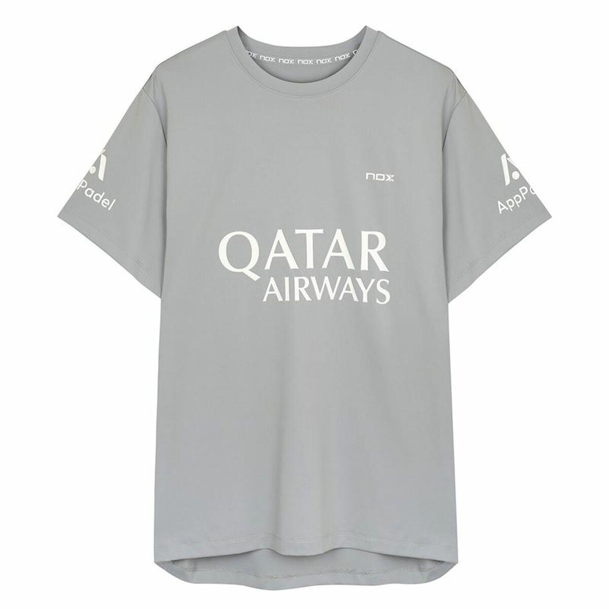 Camiseta de Manga Corta Hombre Nox Sponsorts AT10 Gris Gris claro