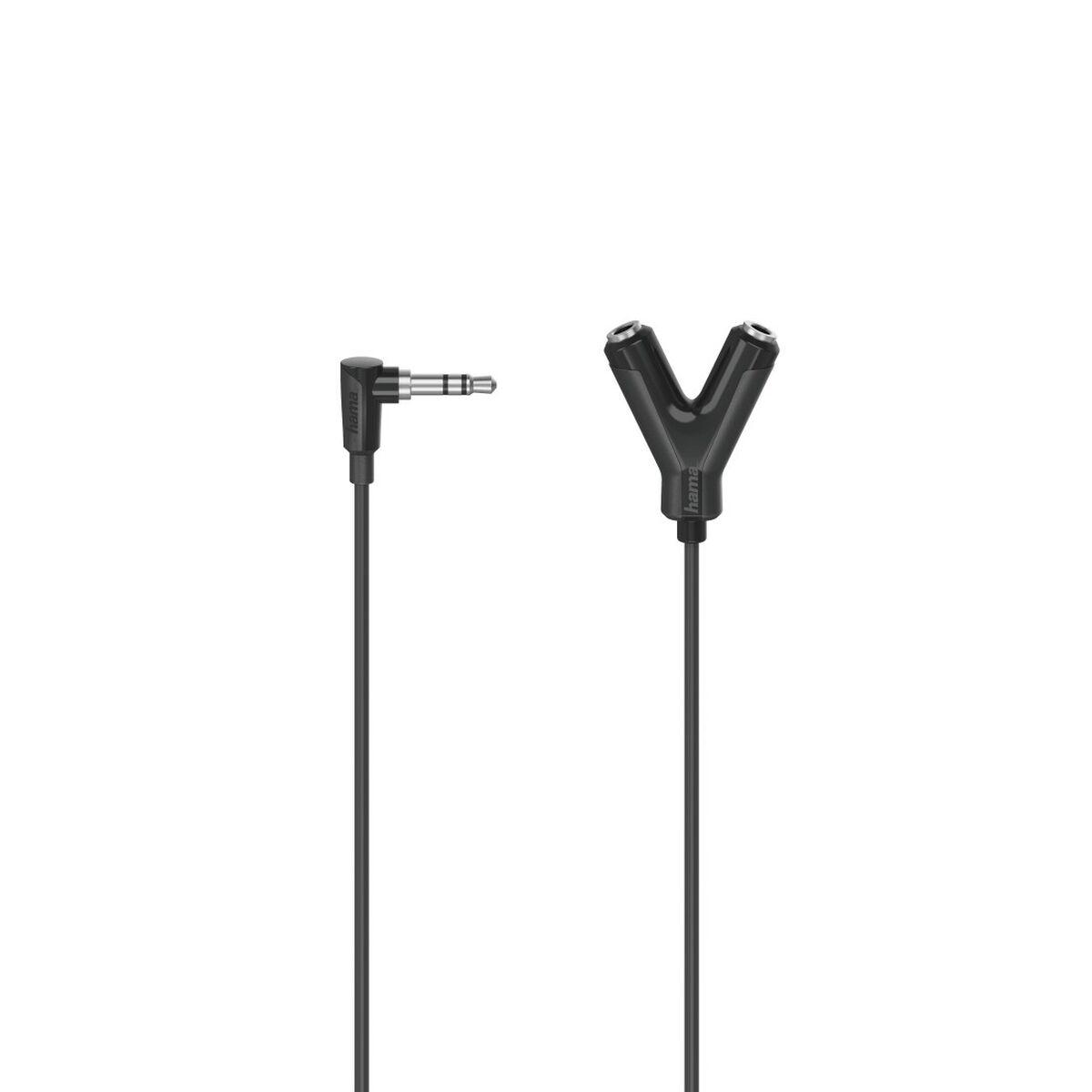 Cable Audio Jack (3,5 mm) Divisor Hama 00205190 20 cm