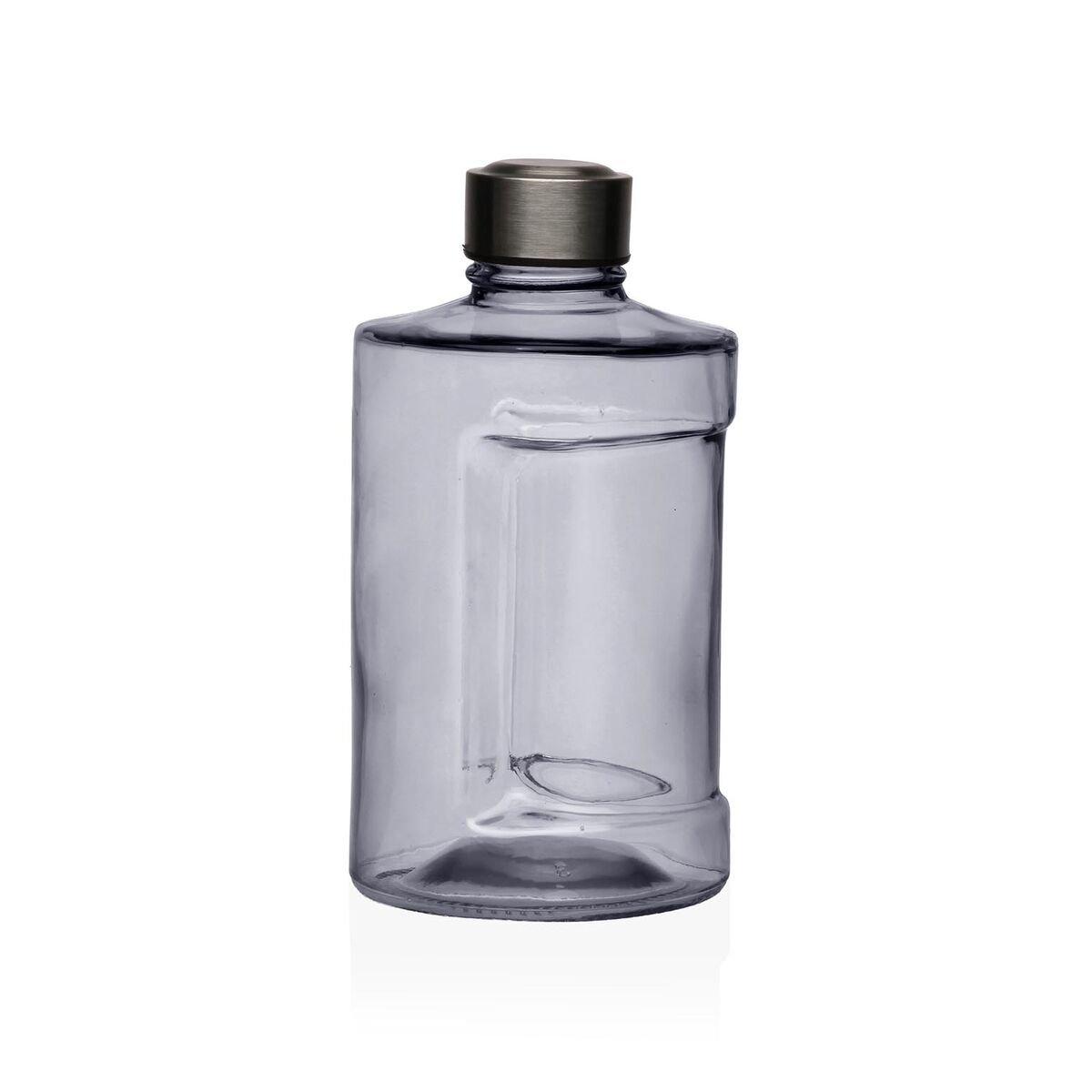 Botella de Agua Versa Azul Vidrio Aluminio 900 ml 10 x 19 x 10 cm