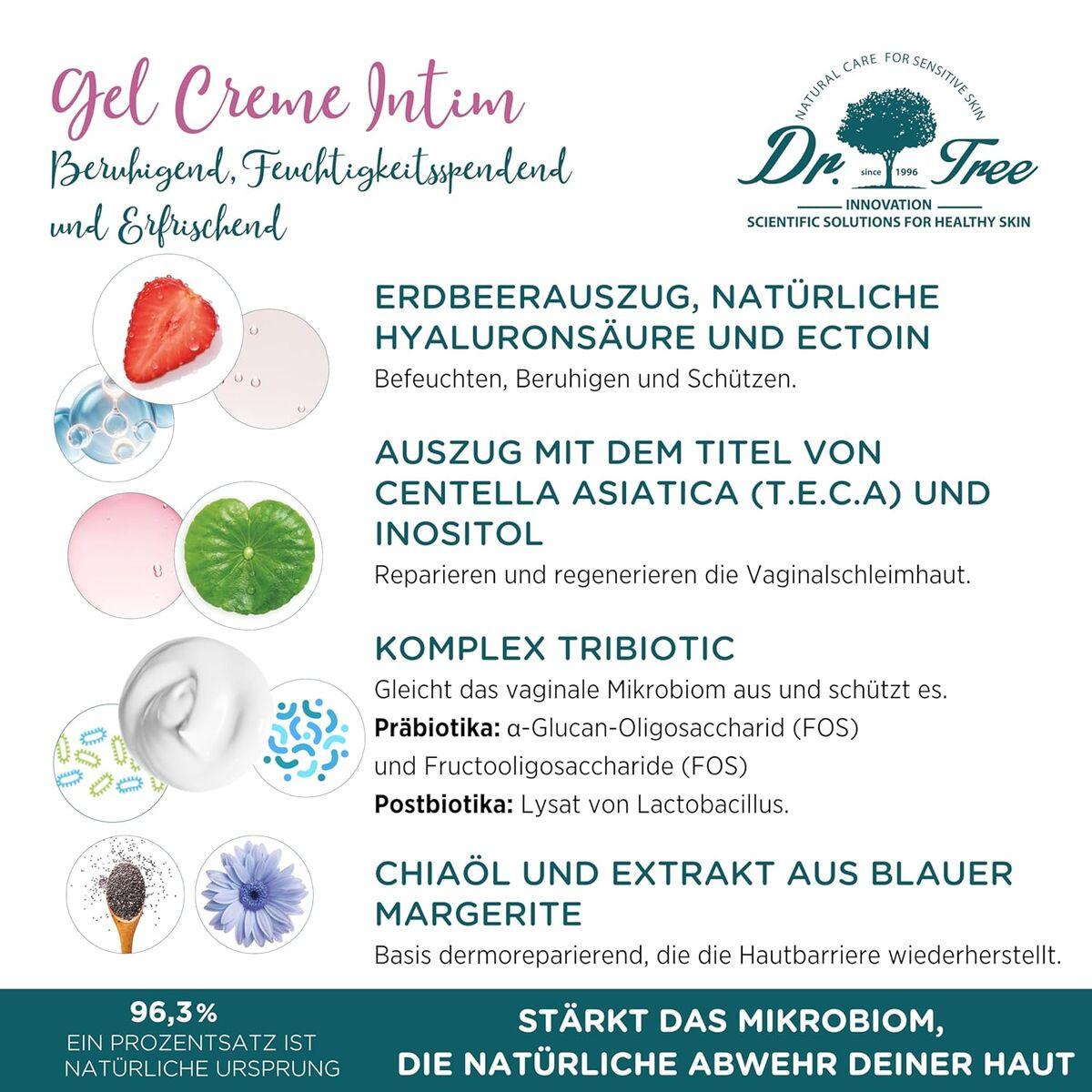 Gel de Ducha Dr. Tree GEL-CREMA ÍNTIMO EXTERNO 50 ml