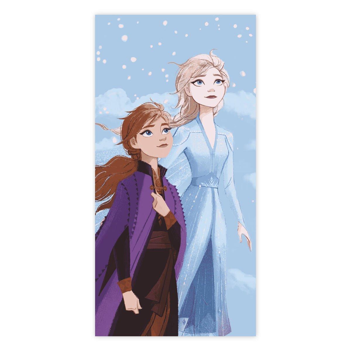 Toalla de Playa Frozen Believe Lila