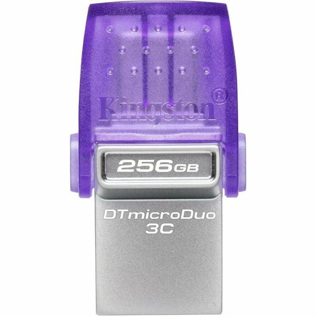 Memoria USB Kingston microDuo 3C Violeta 256 GB