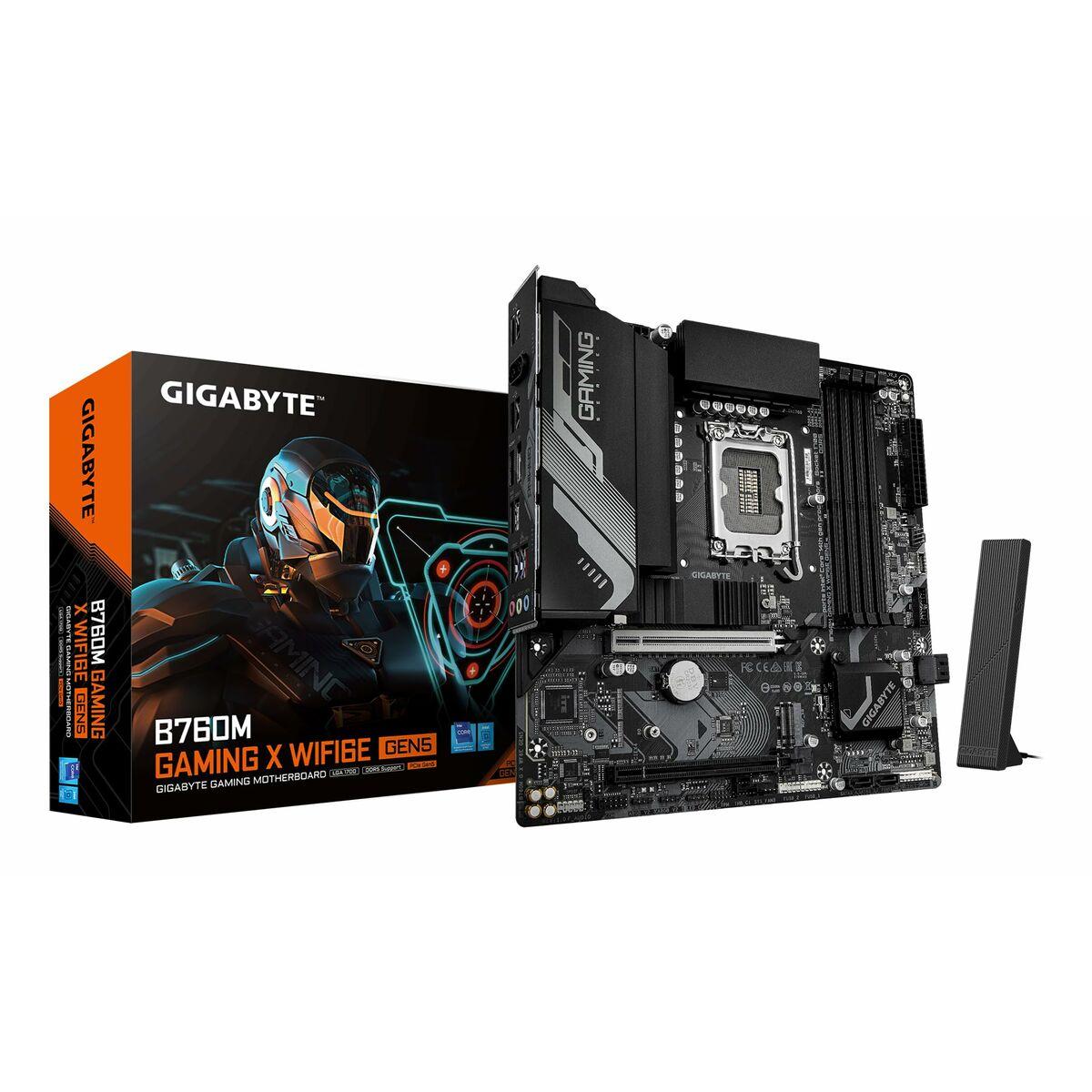 Placa Base Gaming Gigabyte B760M GAMING X WIFI6E GEN5 Intel B760 LGA 1700