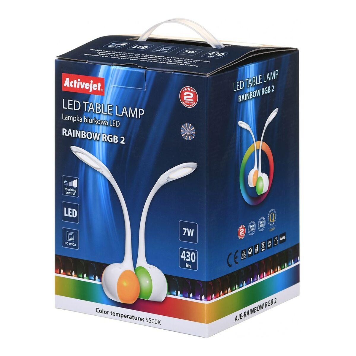 Lámpara de escritorio Activejet AJE-RAINBOW 2 Blanco 7 W 430 Lm