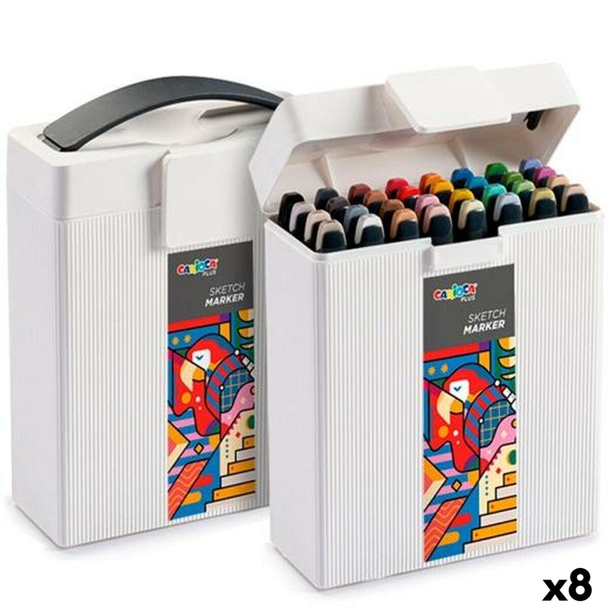 Set de Rotuladores Carioca PLUS SKETCH MARKER Multicolor 32 Piezas (8 Unidades)