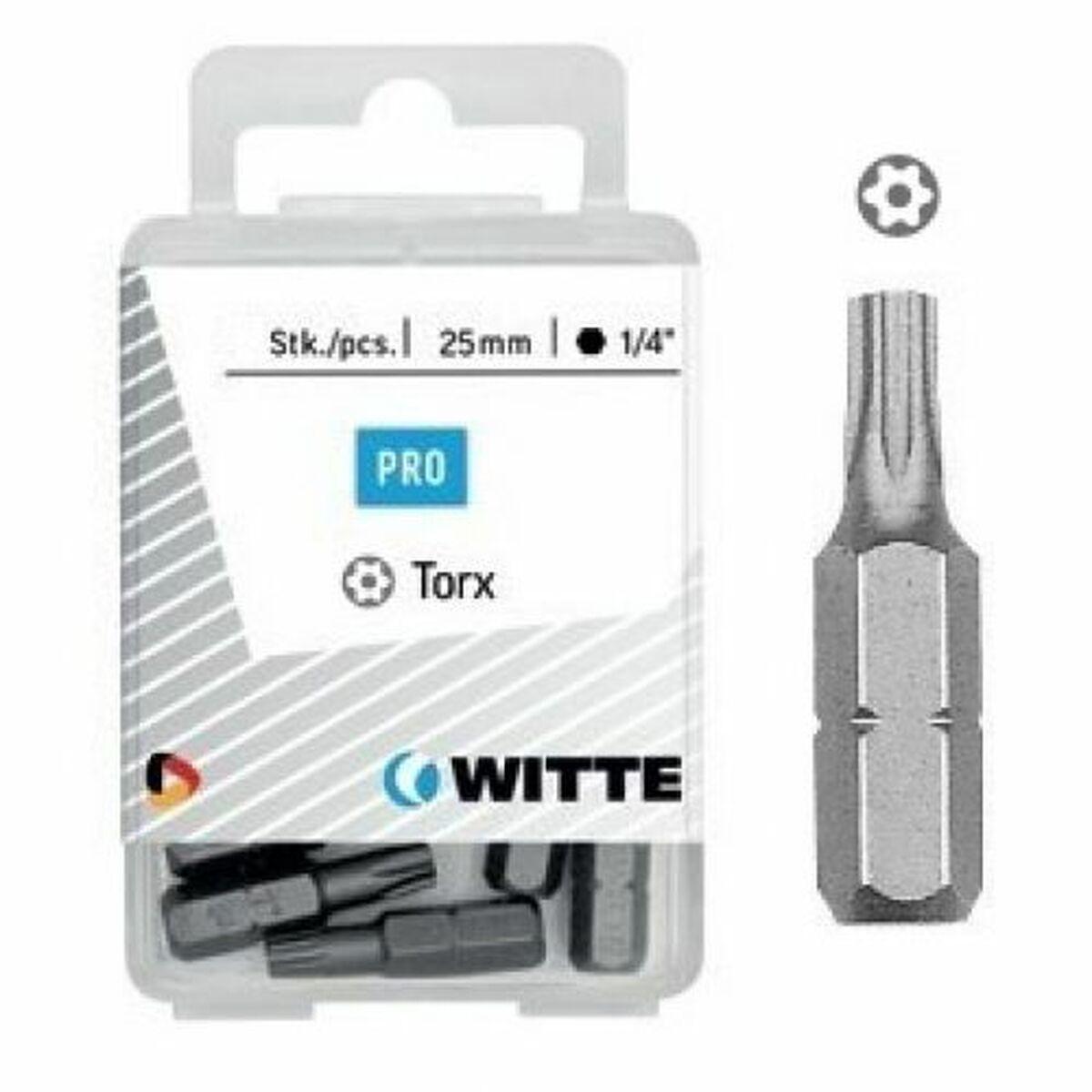 Juego de puntas WITTE Torx TX 20 5 Unidades