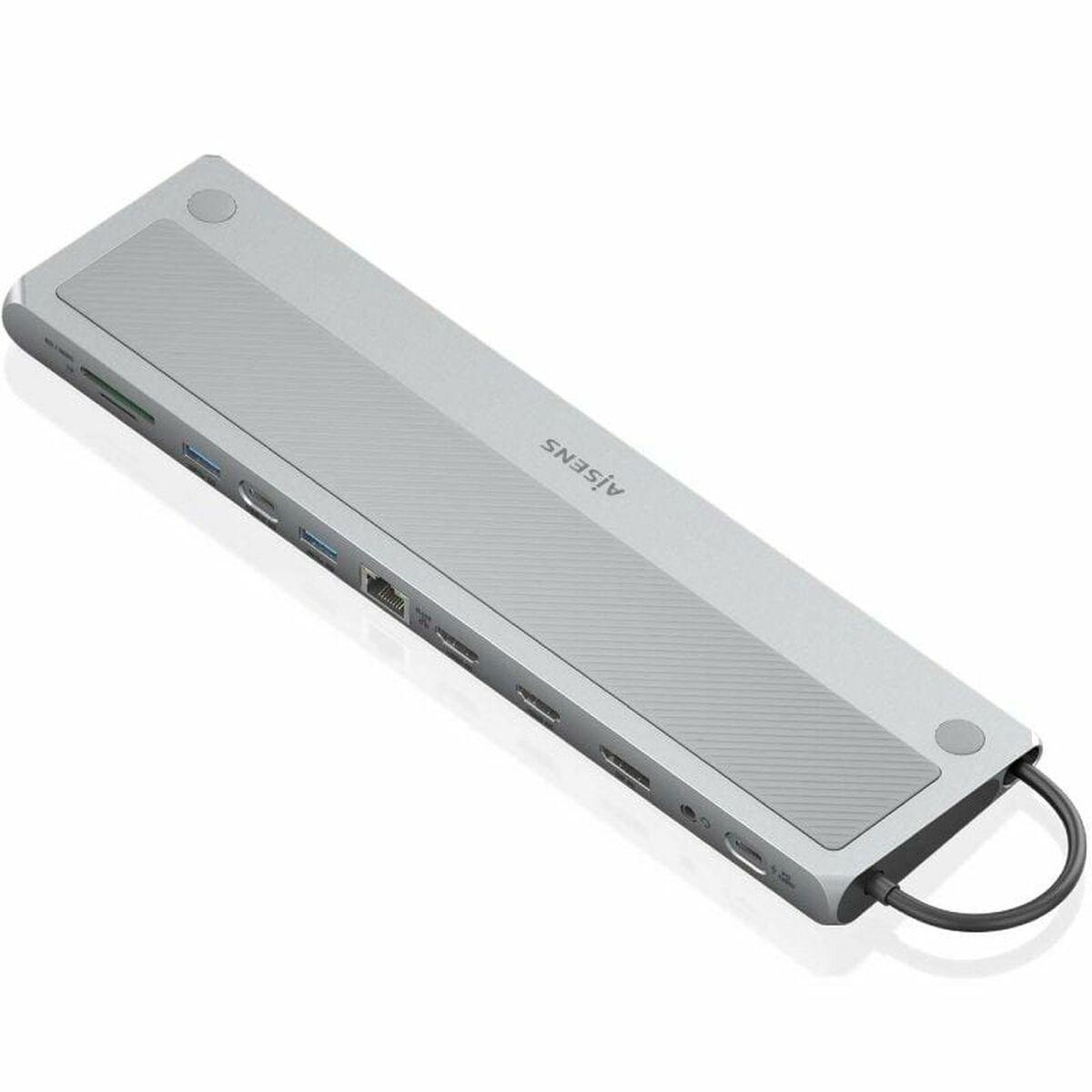 Hub USB Aisens Negro 100 W 50 W